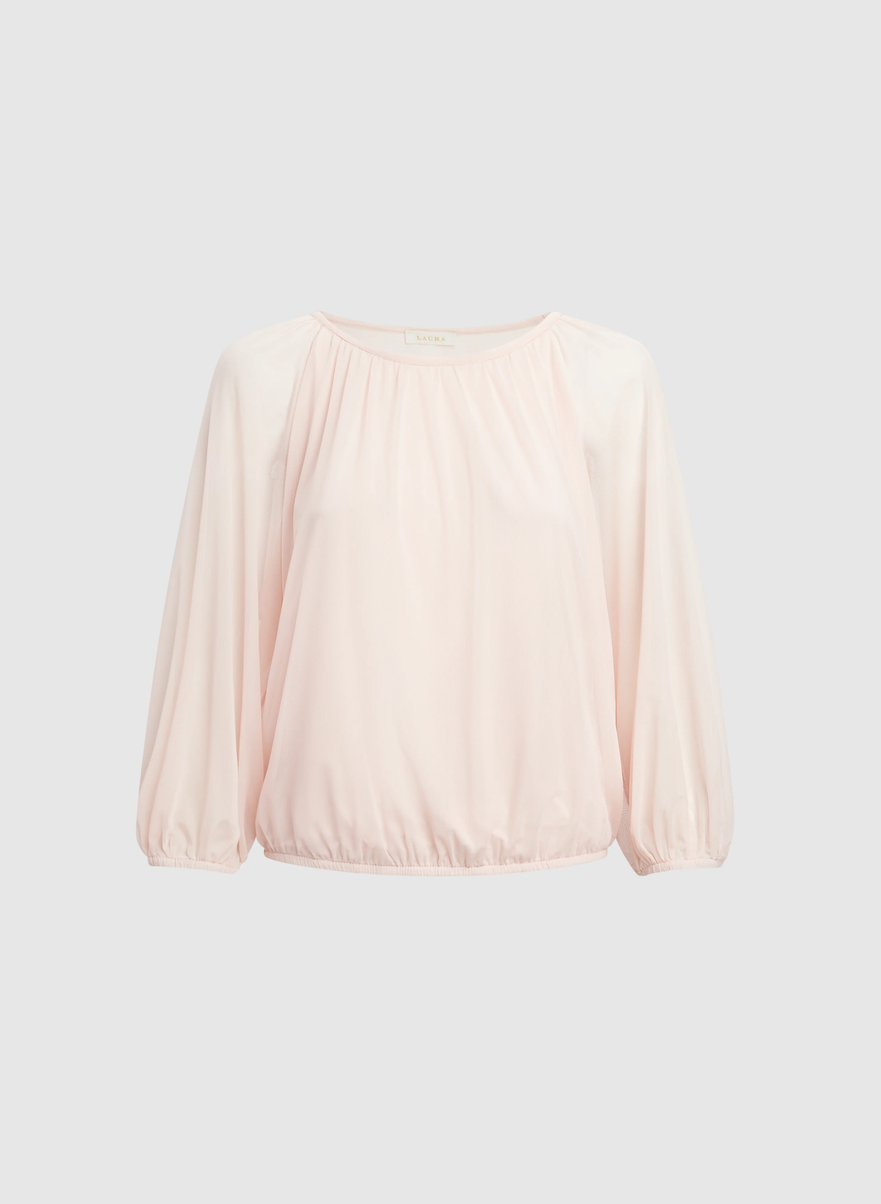 Mesh Balloon Sleeve Top - Image 6