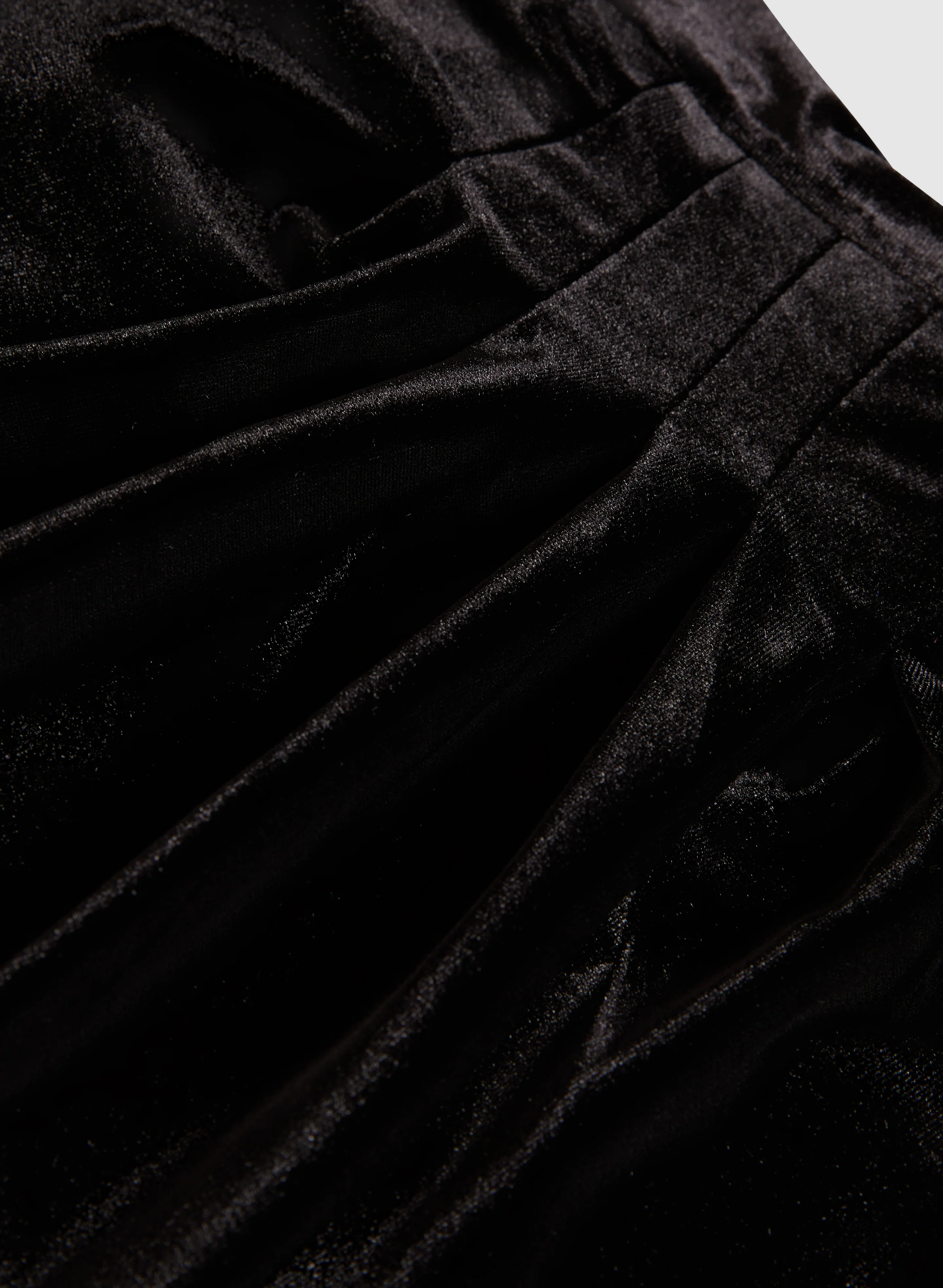Mesh Bell Sleeve Velvet Dress - Image 7