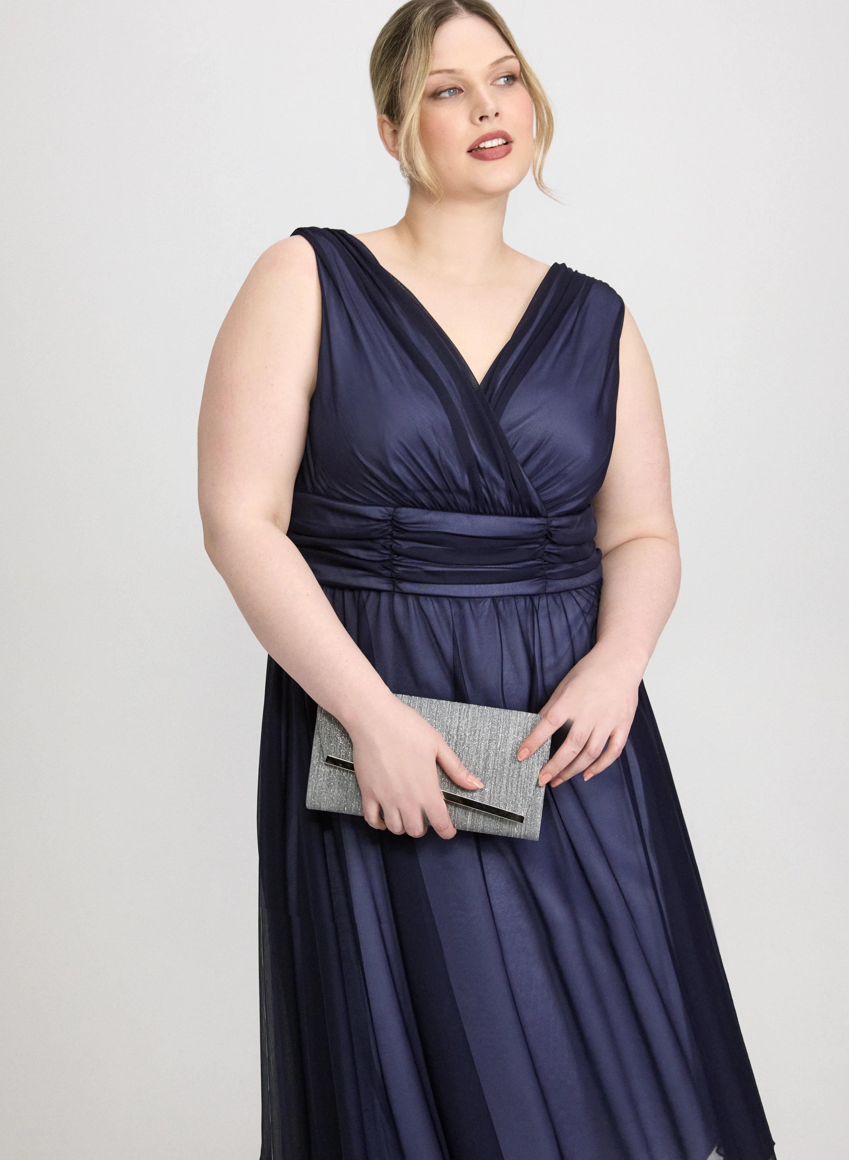 Mesh Fit and Flare Dress - Image 4