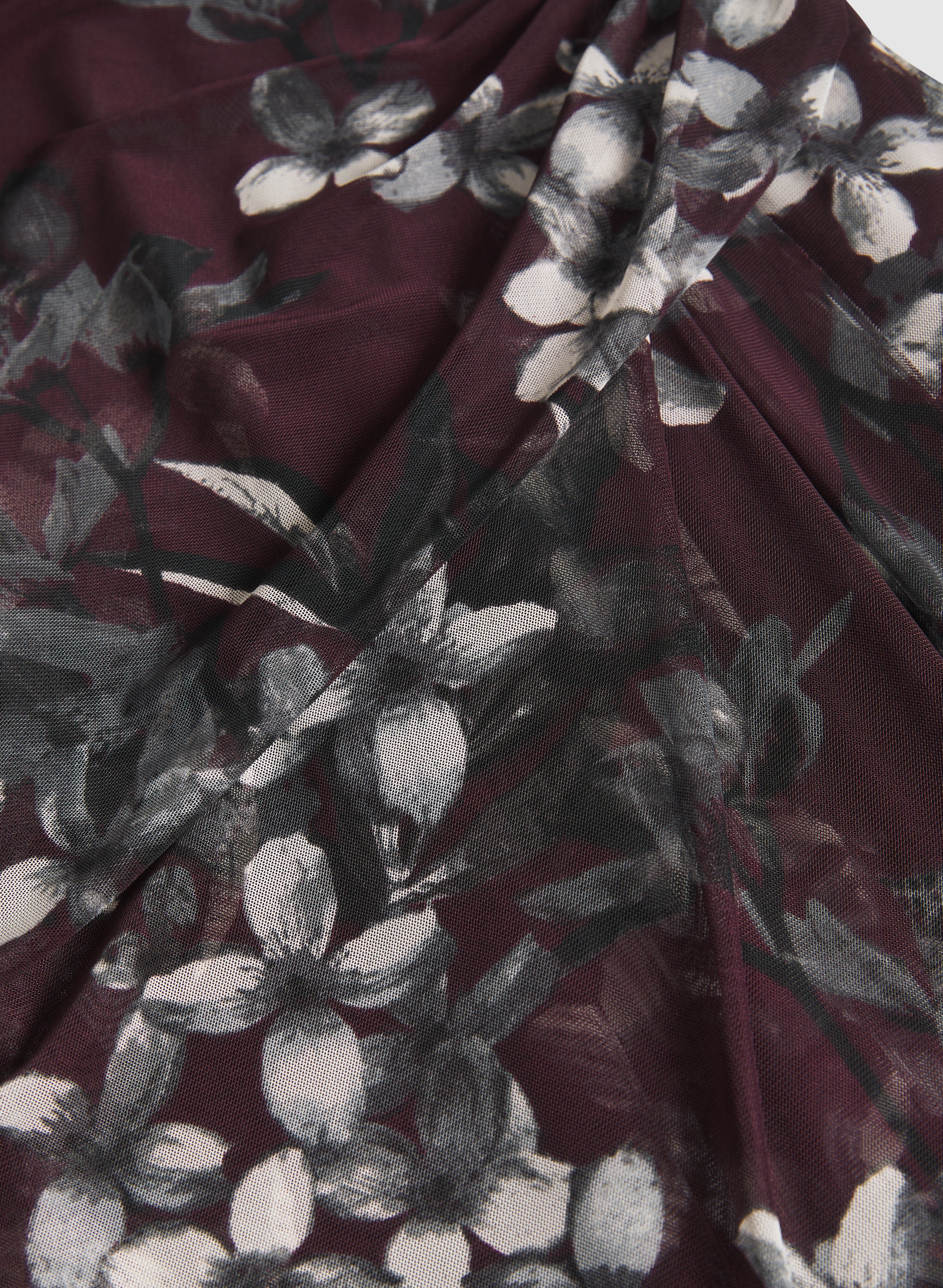 Mesh Floral Dress - Image 6