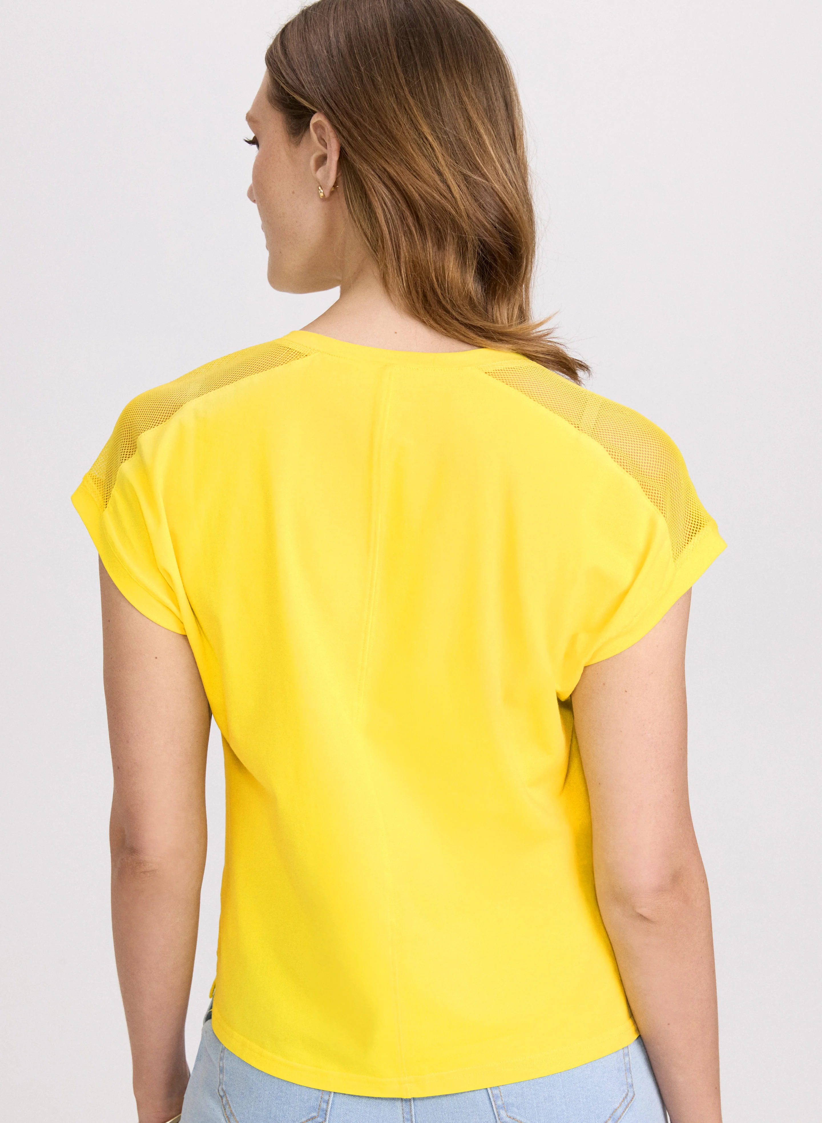 Mesh Insert T-Shirt - Image 3