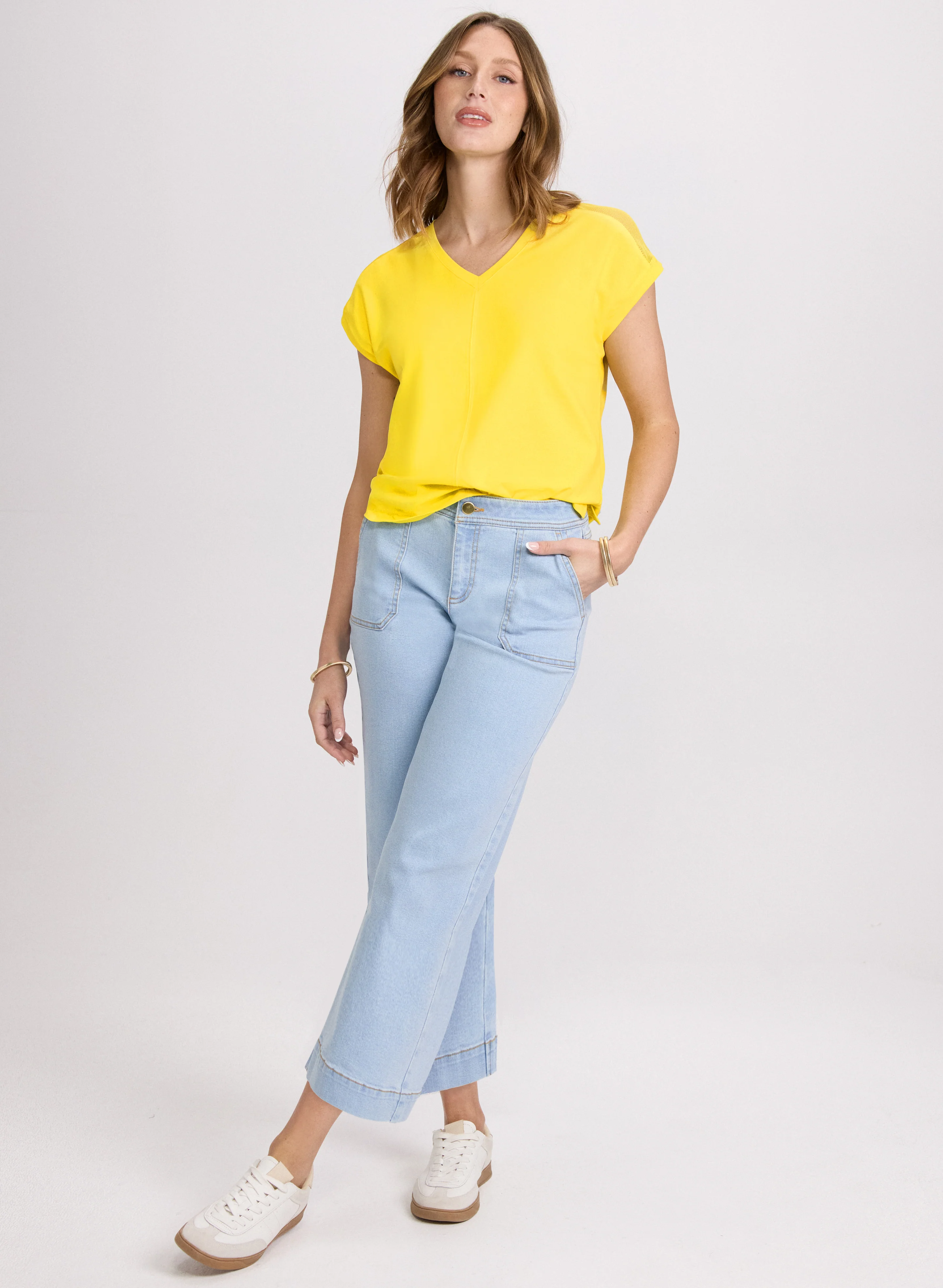 Mesh Insert T-Shirt - Image 4