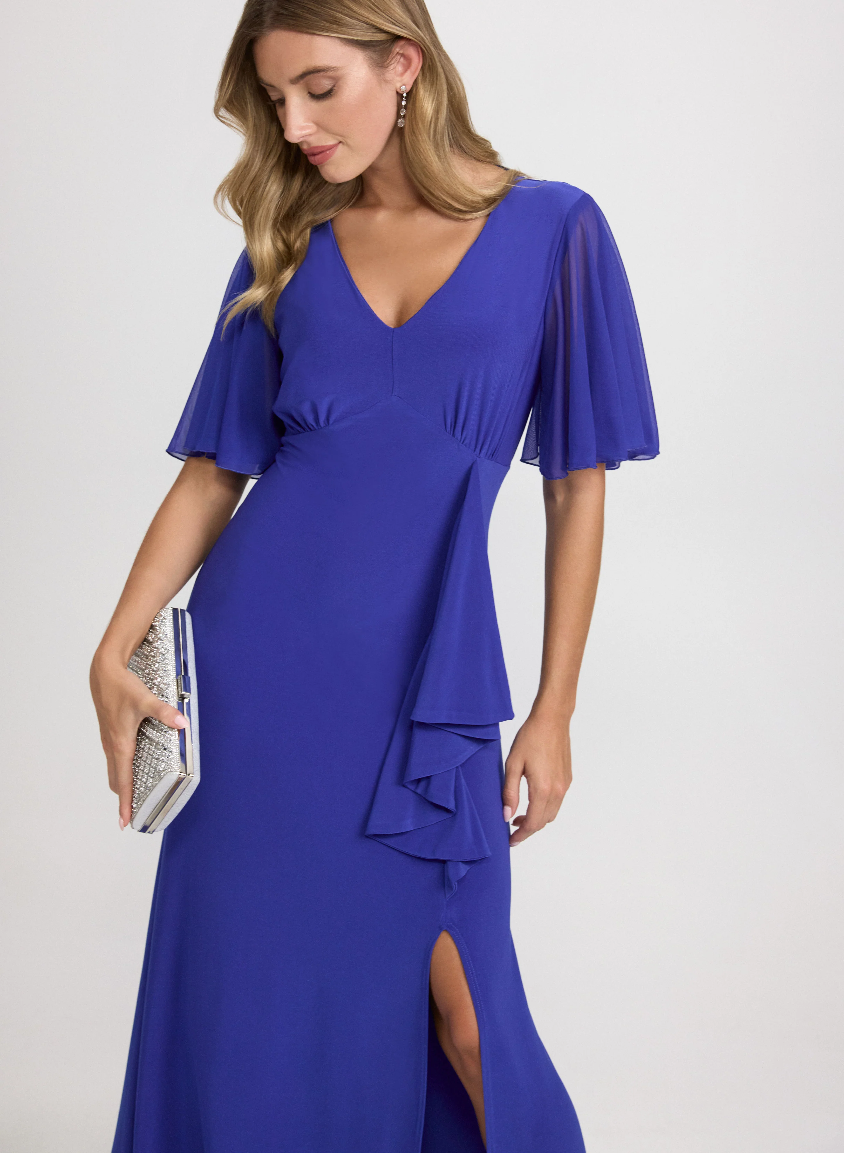 Mesh Sleeve Dress - Image 4