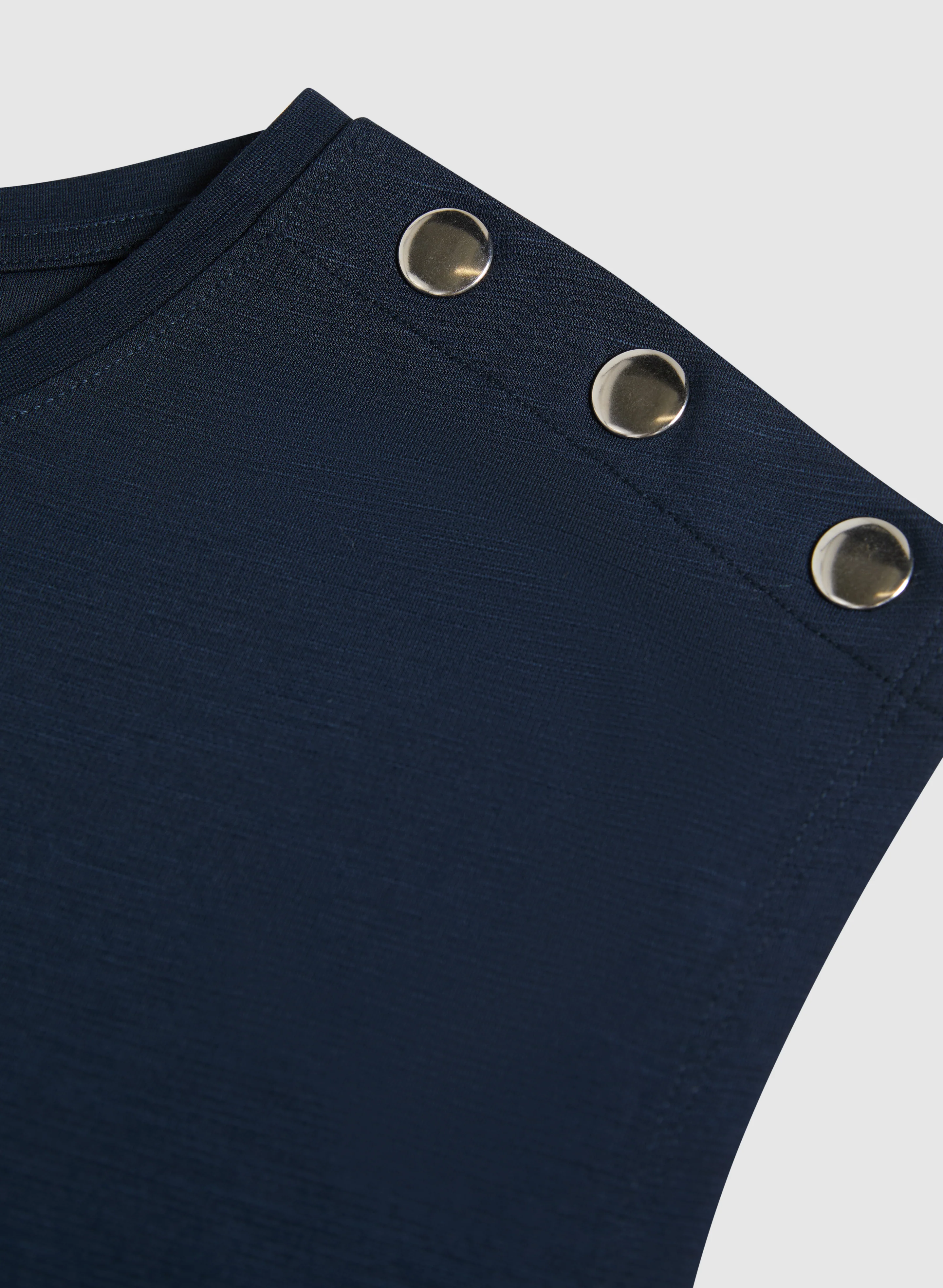 Metallic Button T-Shirt - Image 7