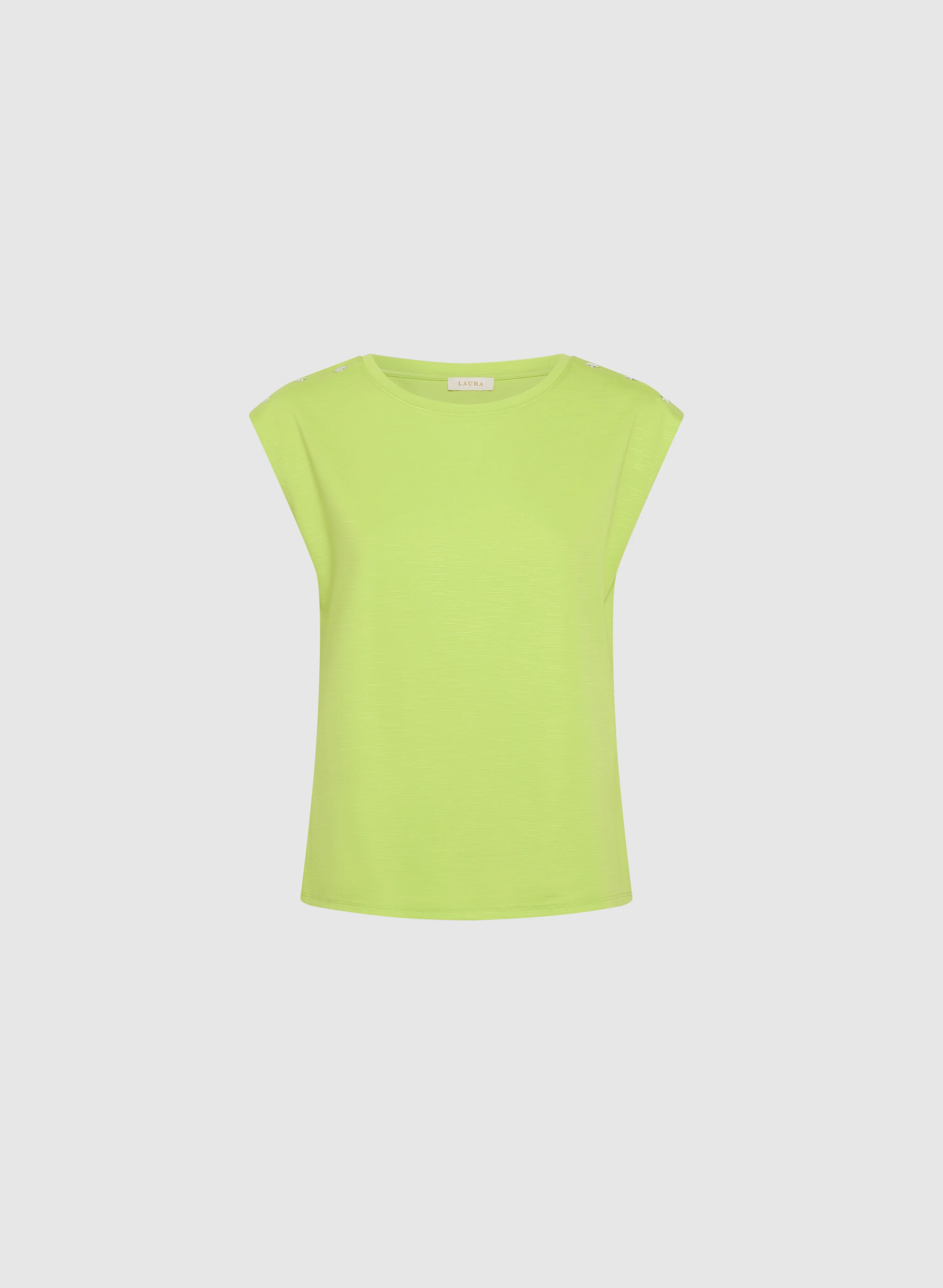 Metallic Button T-Shirt - Image 6