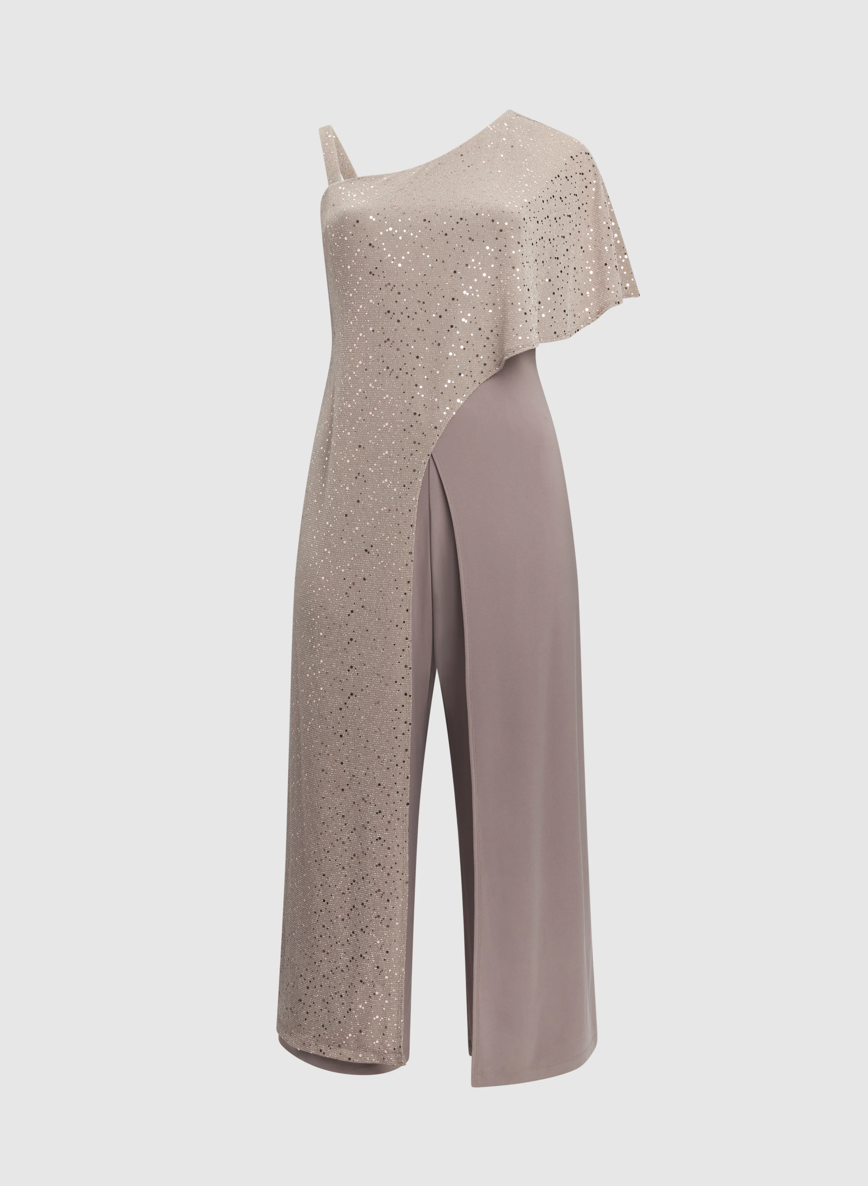 Metallic Capelet Jumpsuit - Image 6