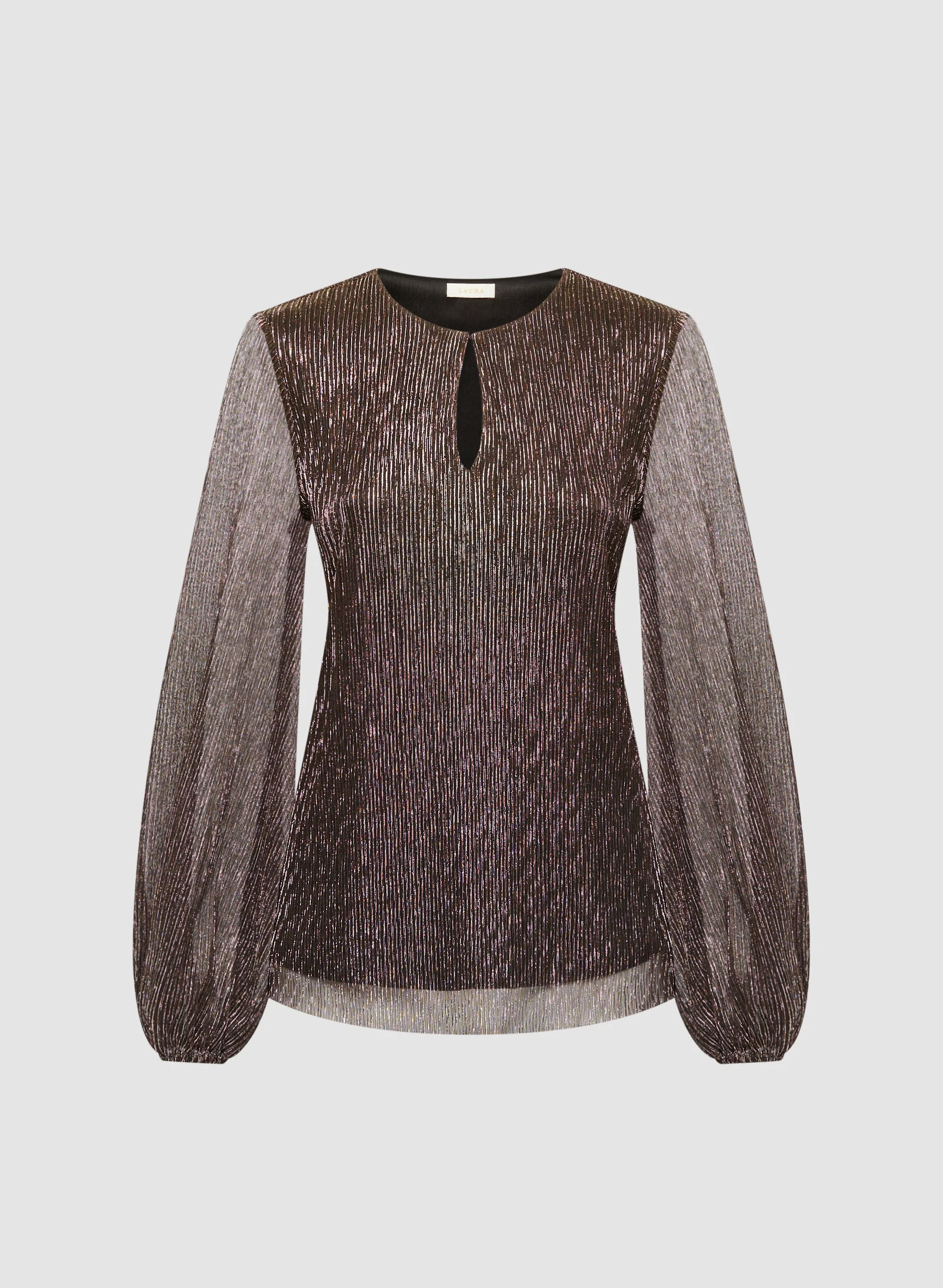 Metallic Crinkle Top - Image 6