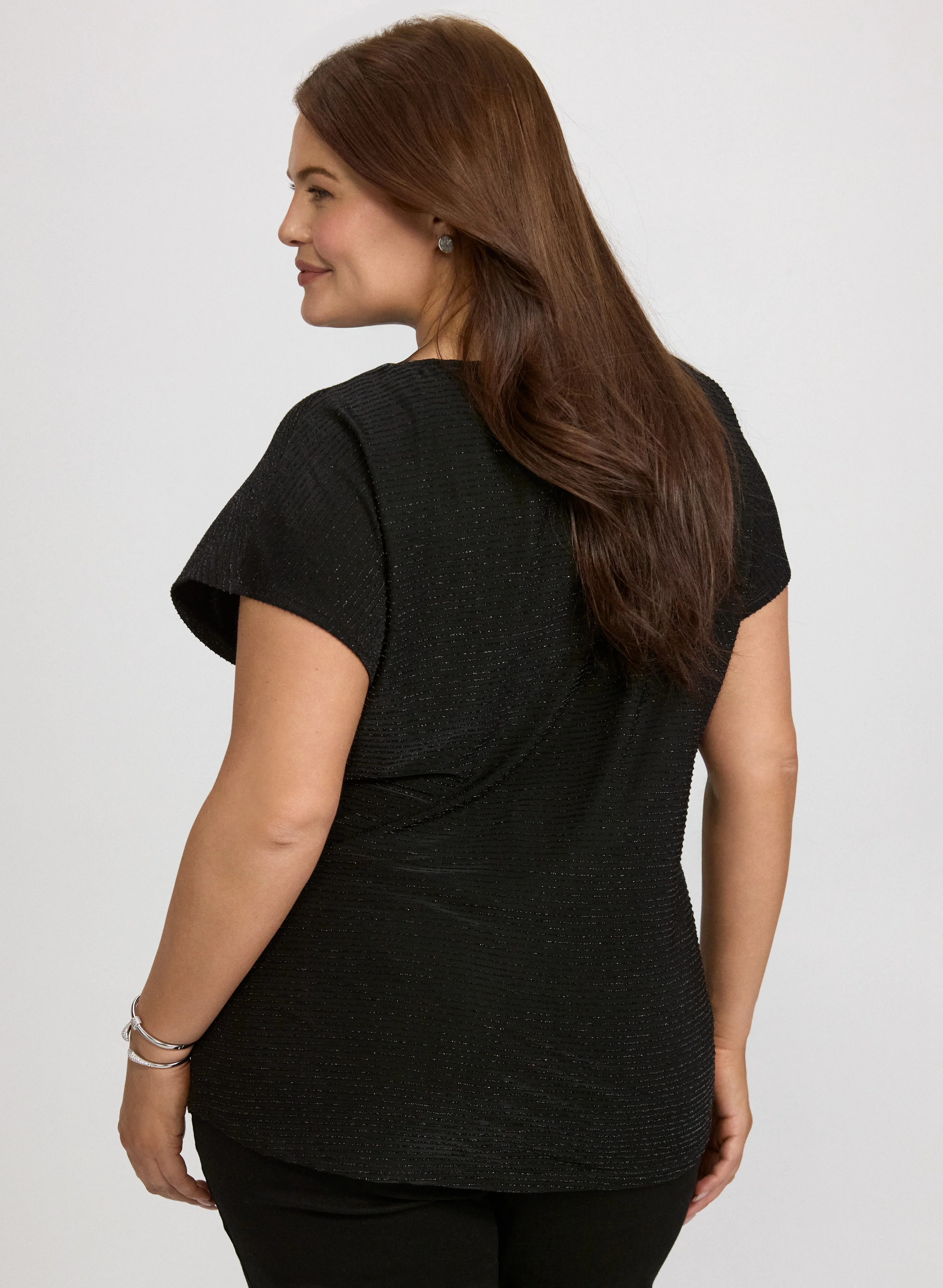 Metallic Jersey Top - Image 4