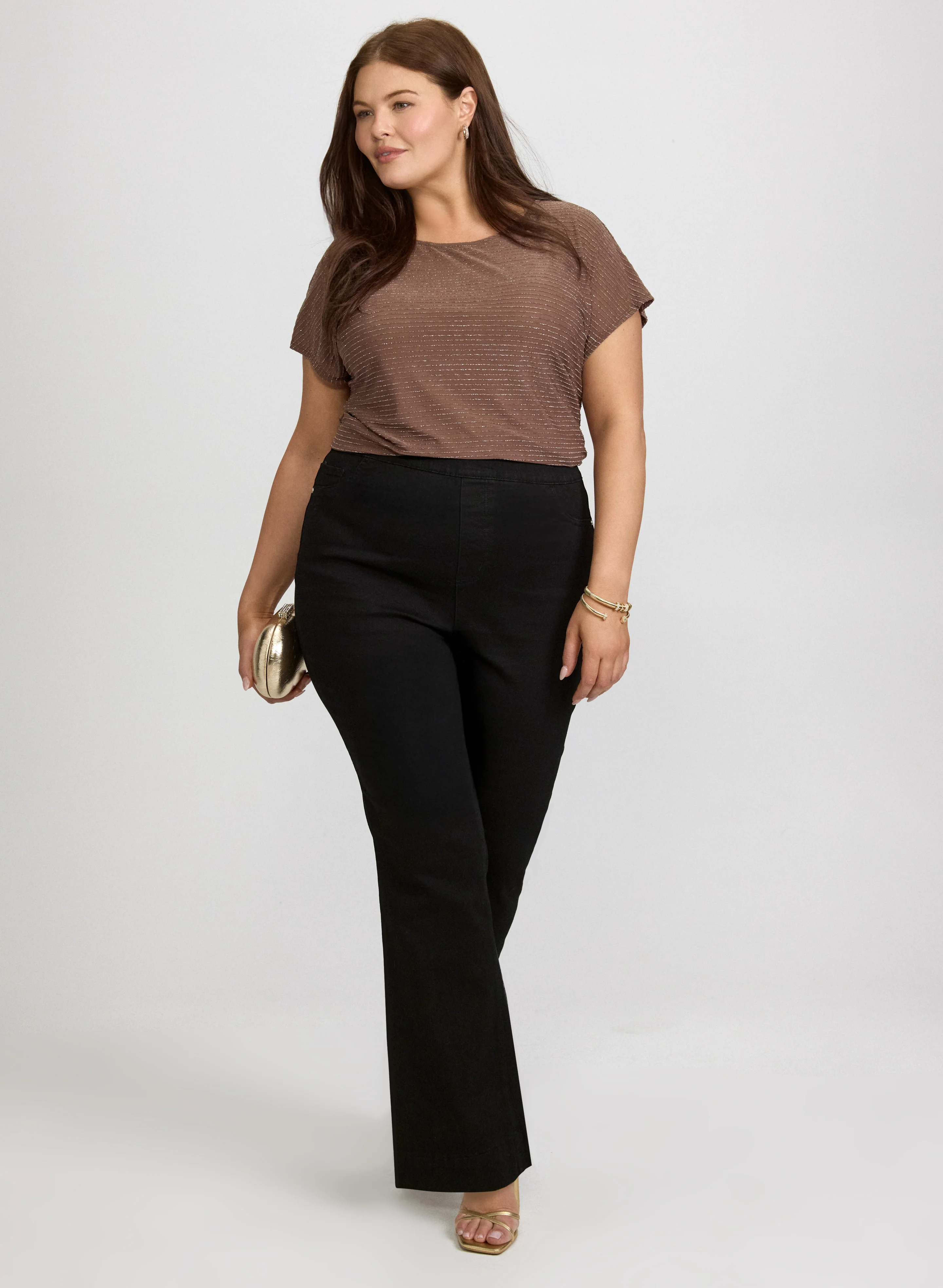 Metallic Jersey Top - Image 3