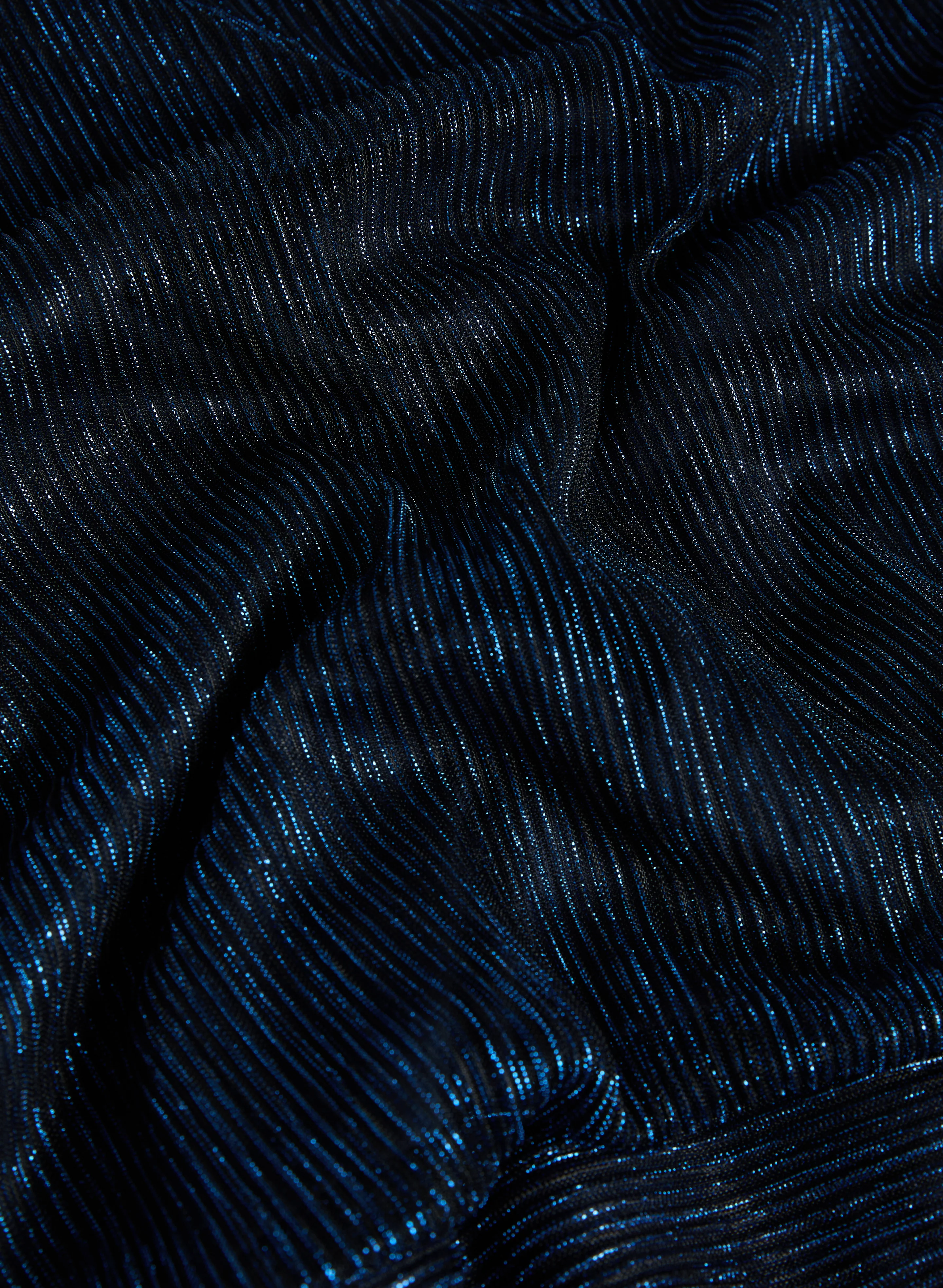 Metallic Plissé Top - Image 7