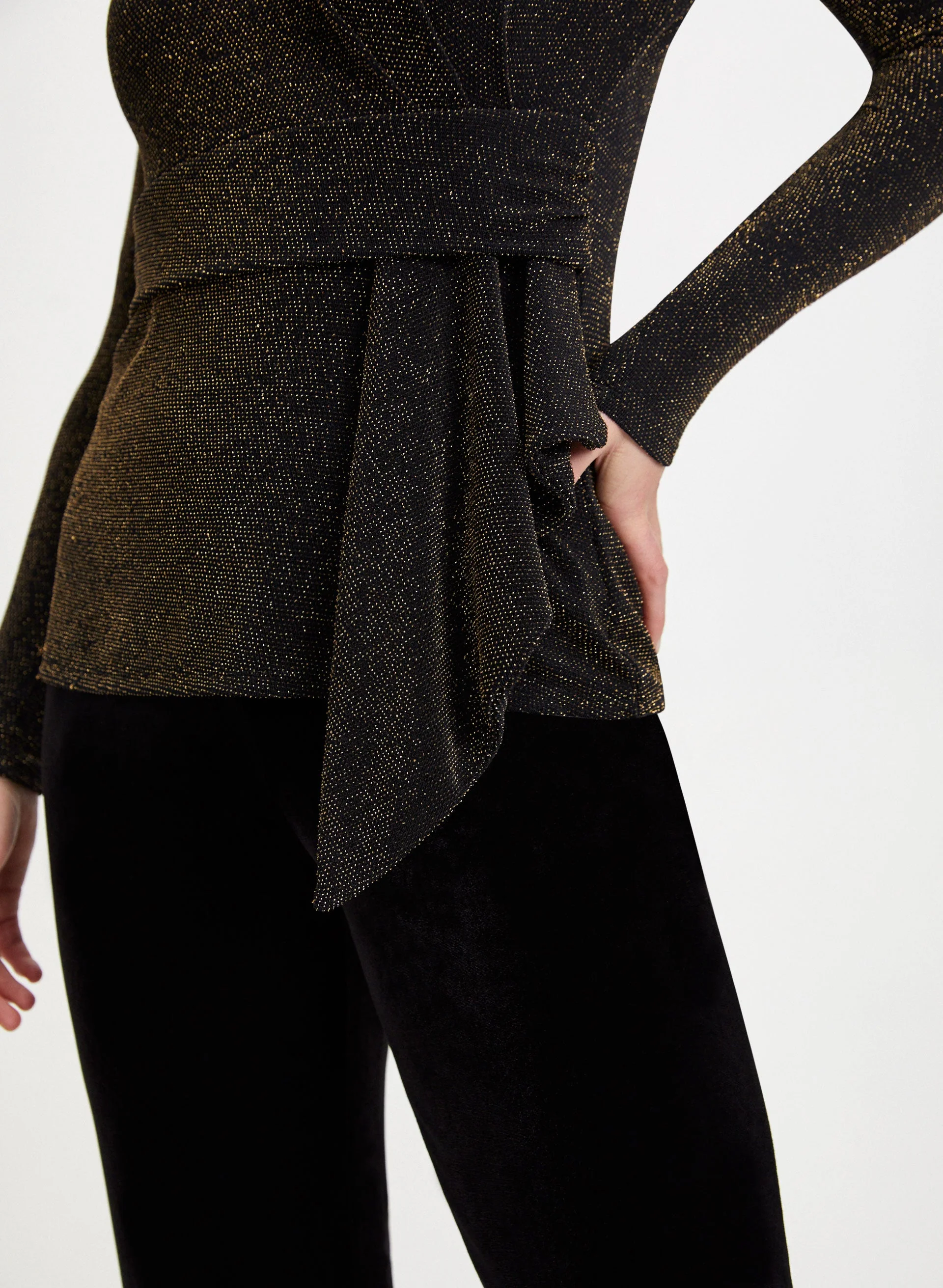 Metallic Sash Detail Top - Image 5