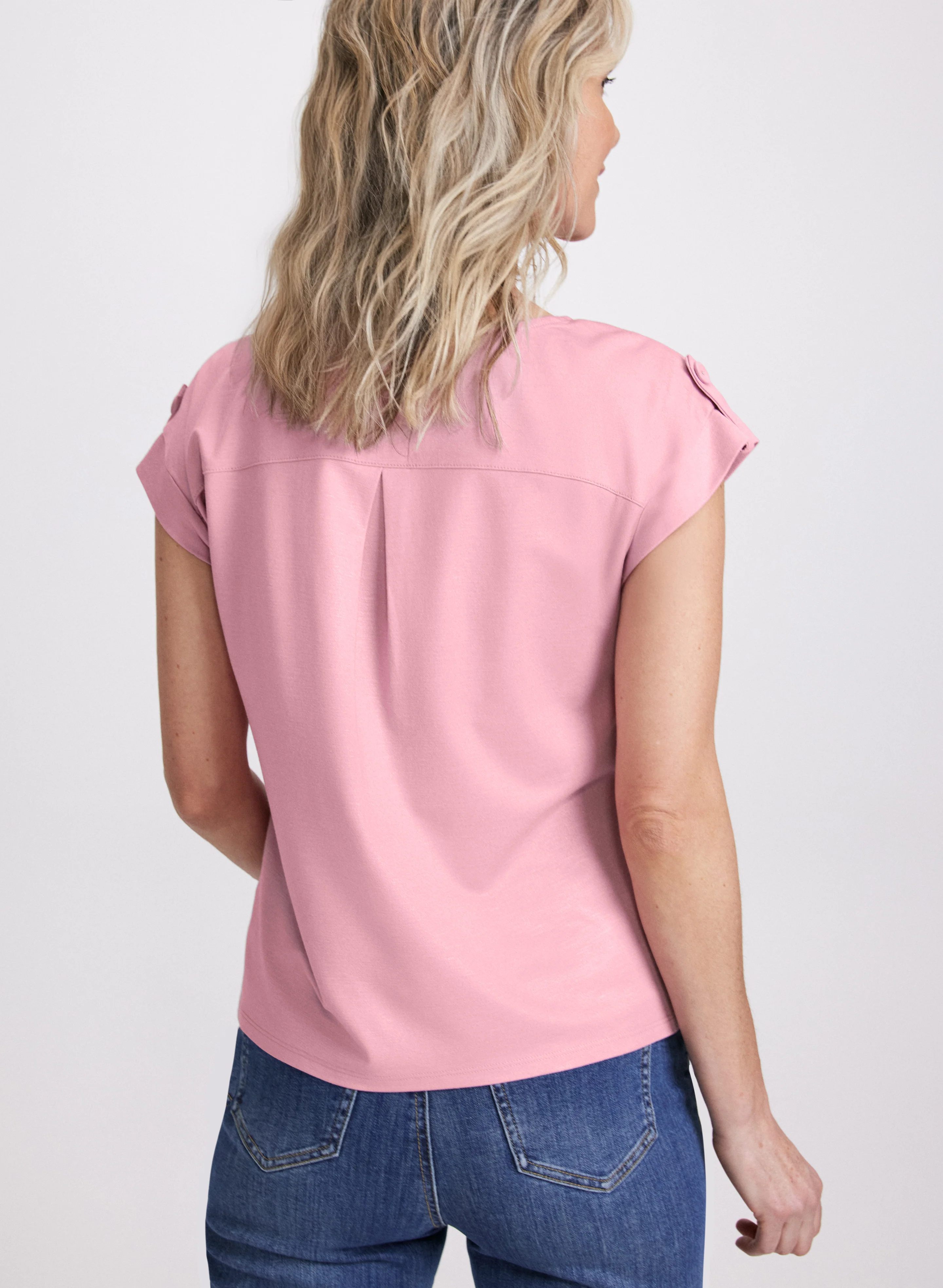 Metallic Slub T-Shirt - Image 4