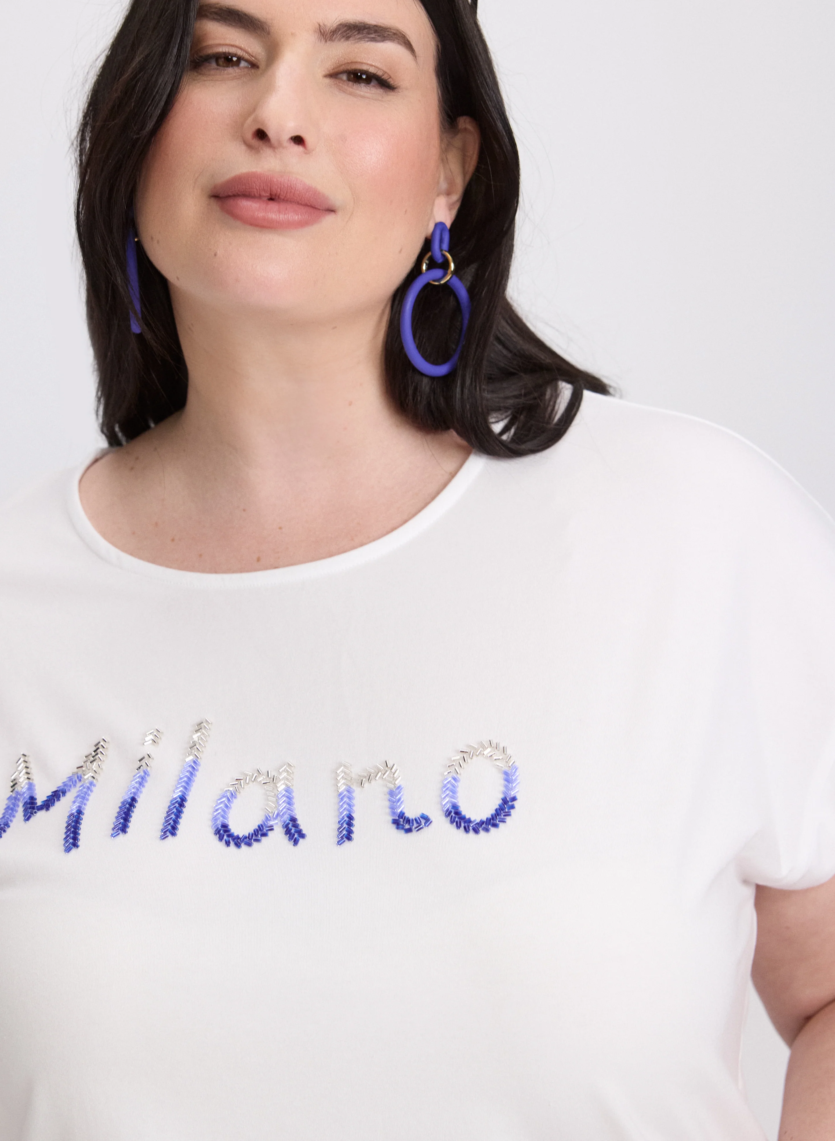 'Milan' Sequin T-Shirt - Image 5
