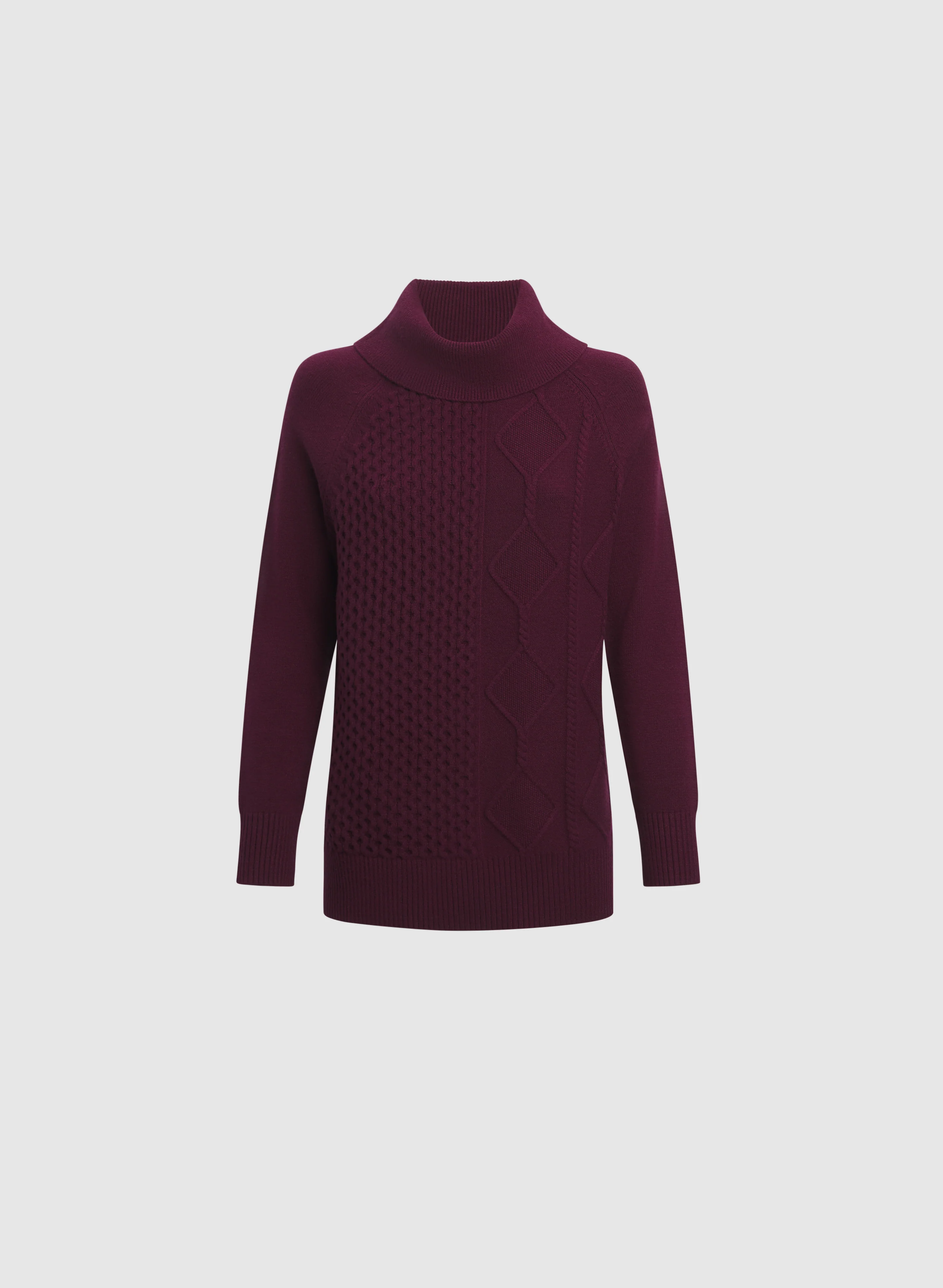 Mixed Knit Pullover - Image 6