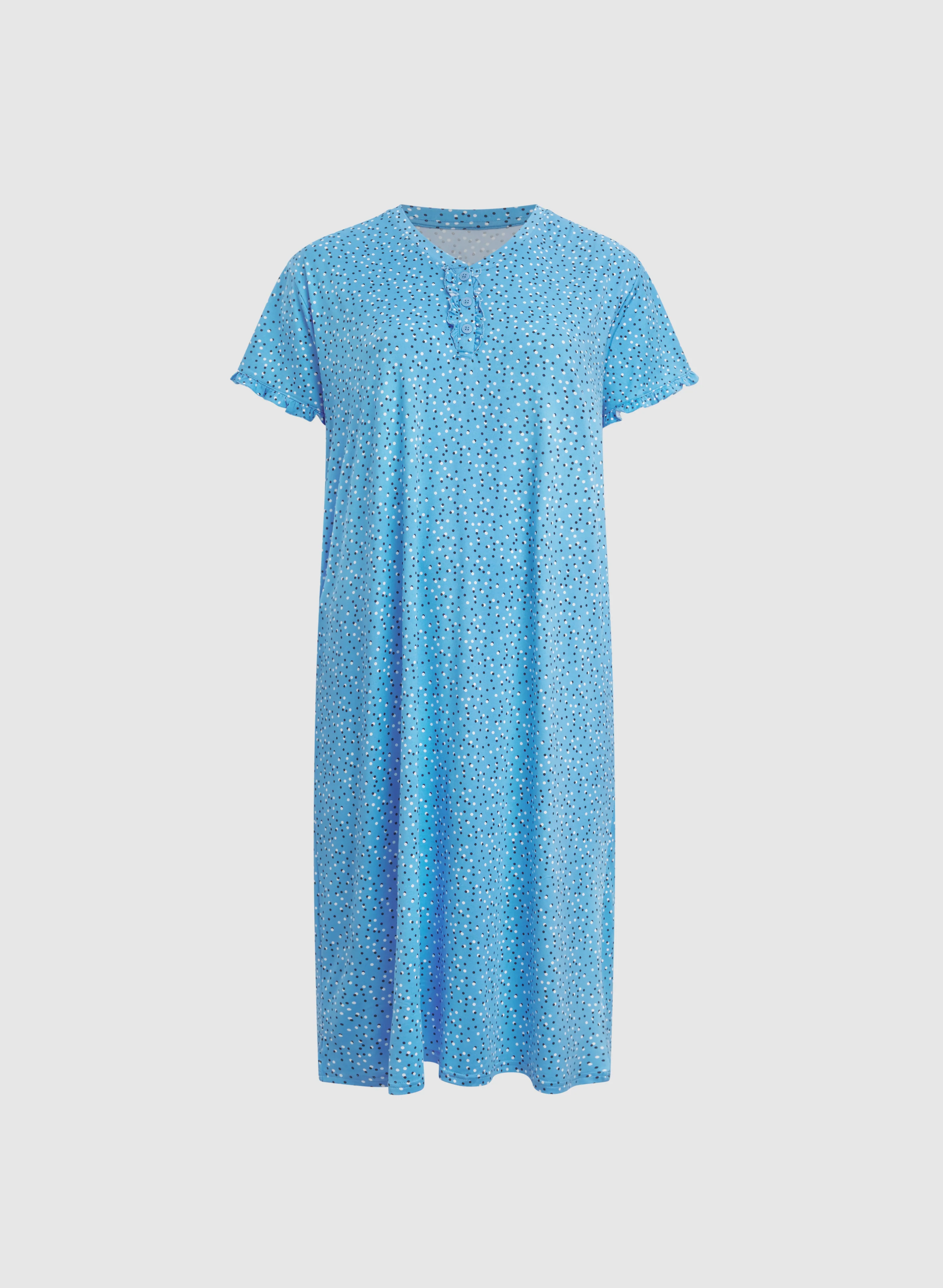 Mixed Polka Dot Night Gown - Image 6