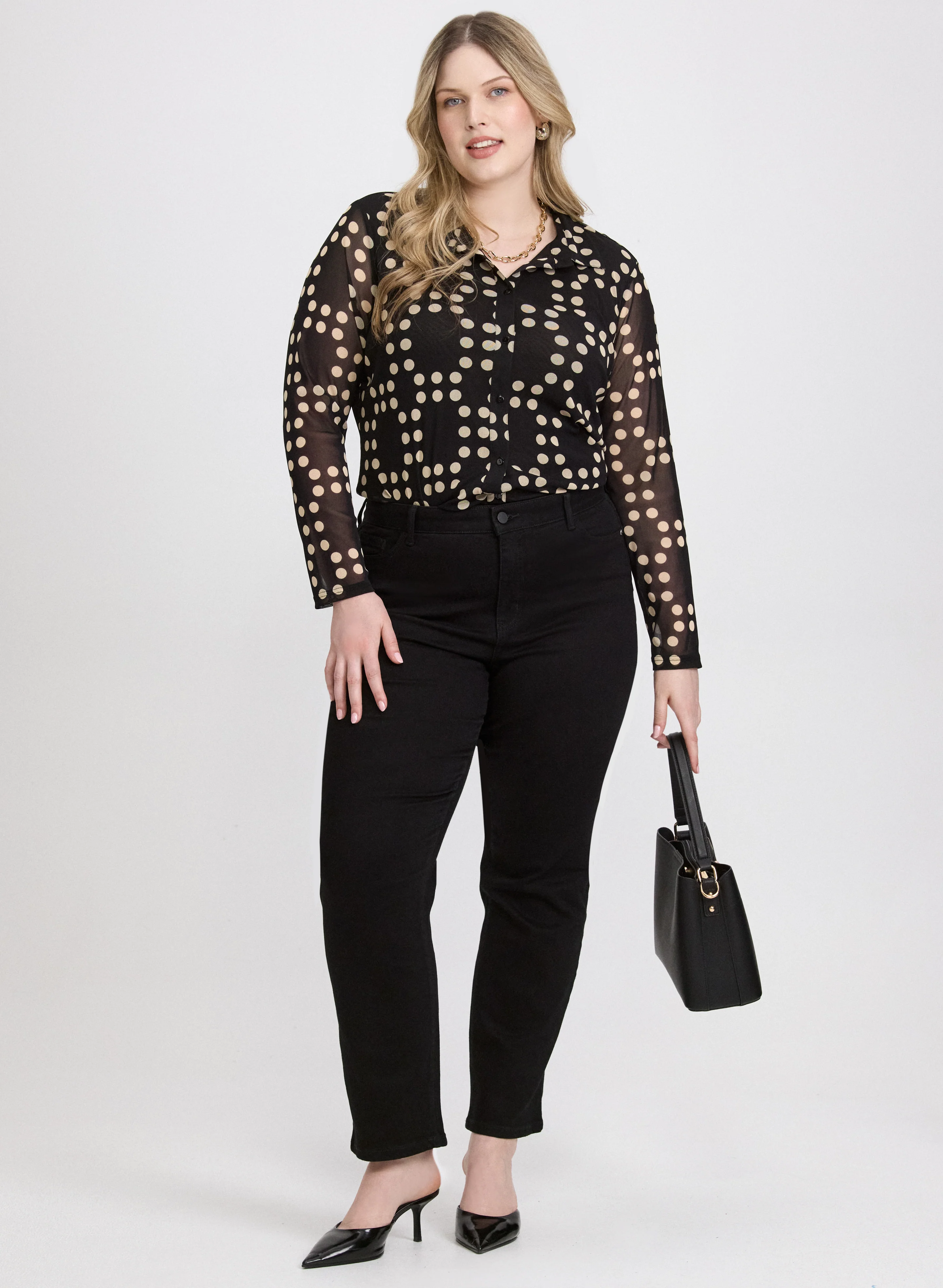 Mixed Polka Dot Top - Image 3
