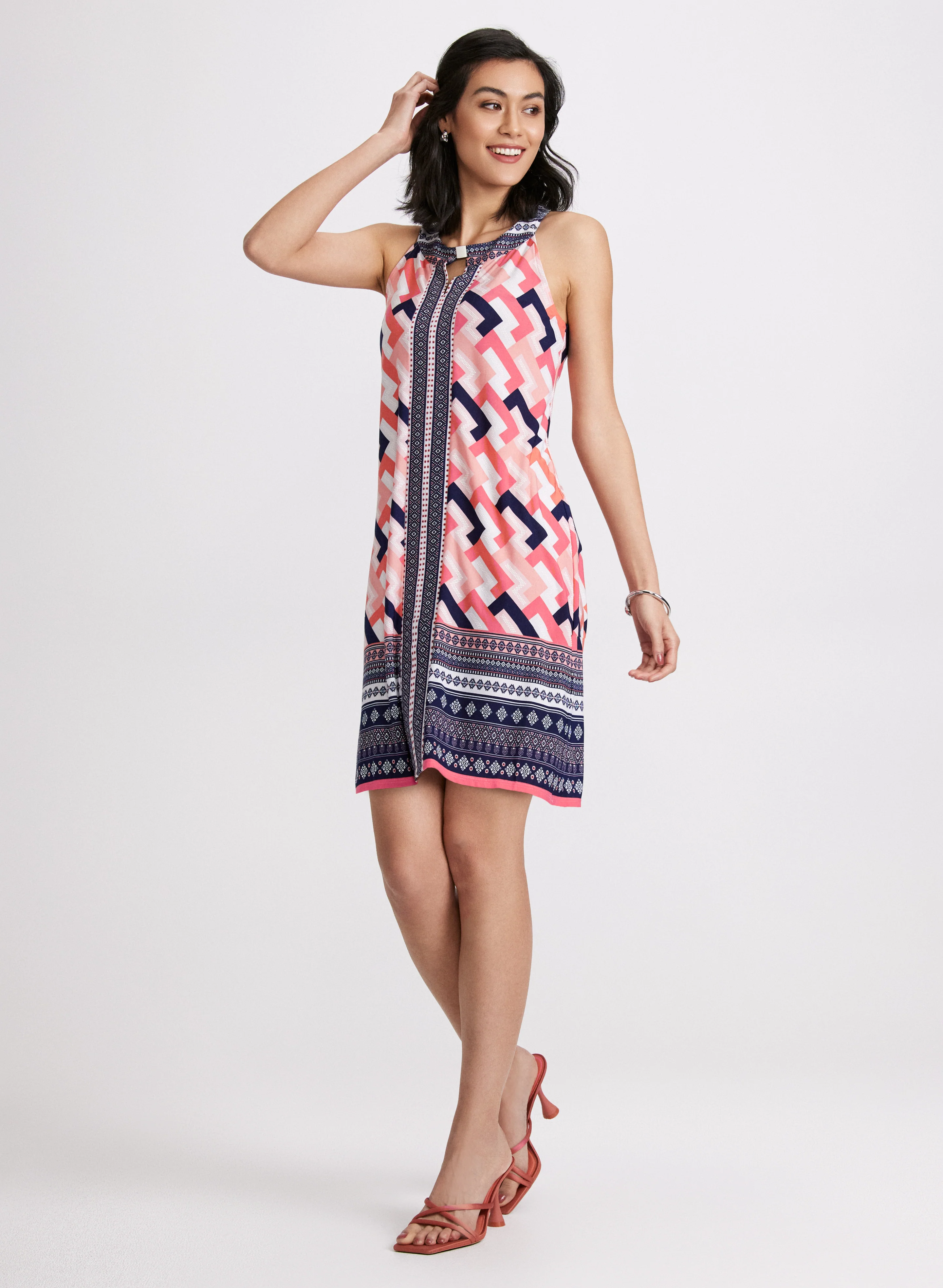 Mixed Print Dress - Image 2