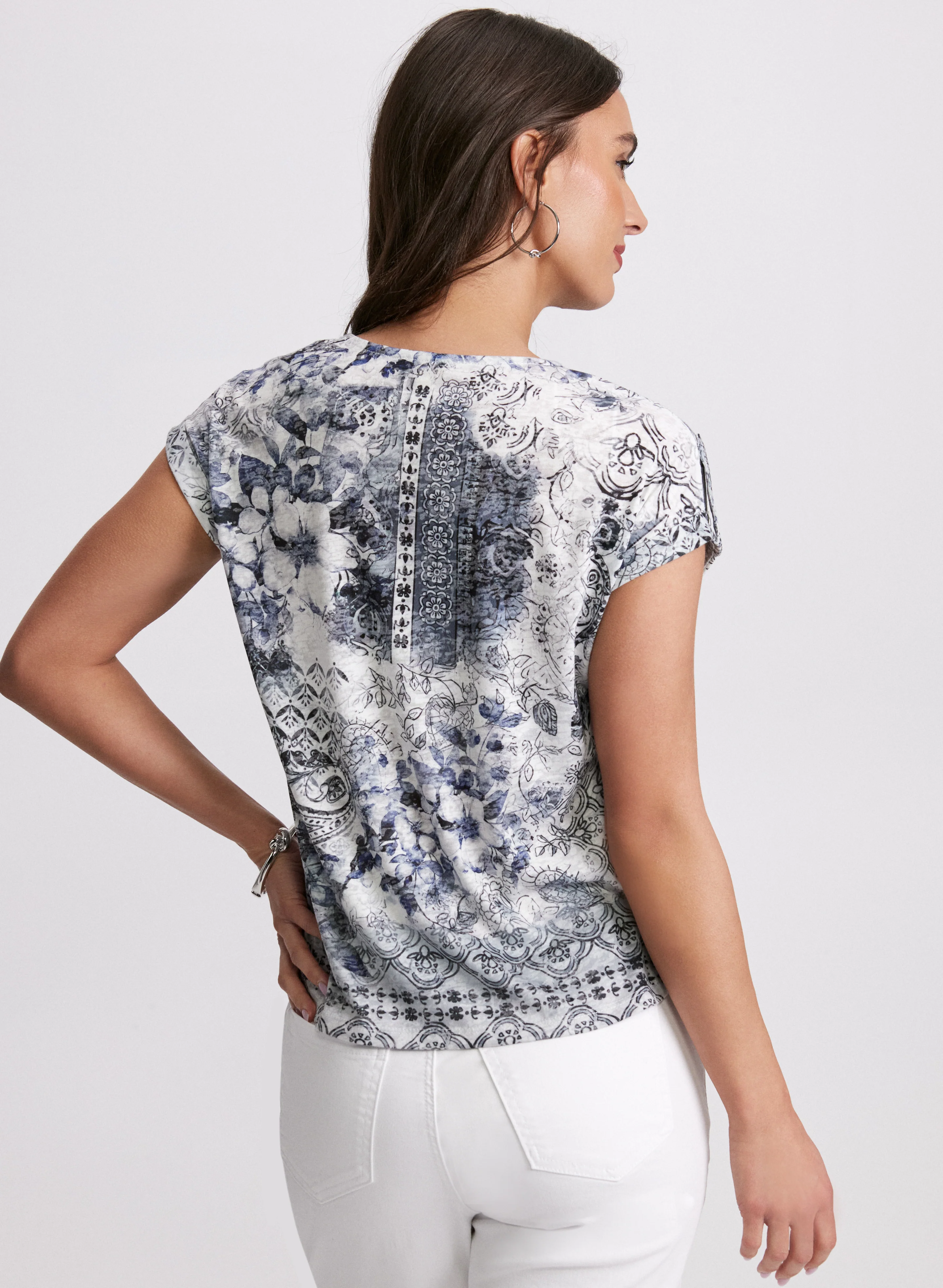 Mixed Print T-Shirt - Image 2