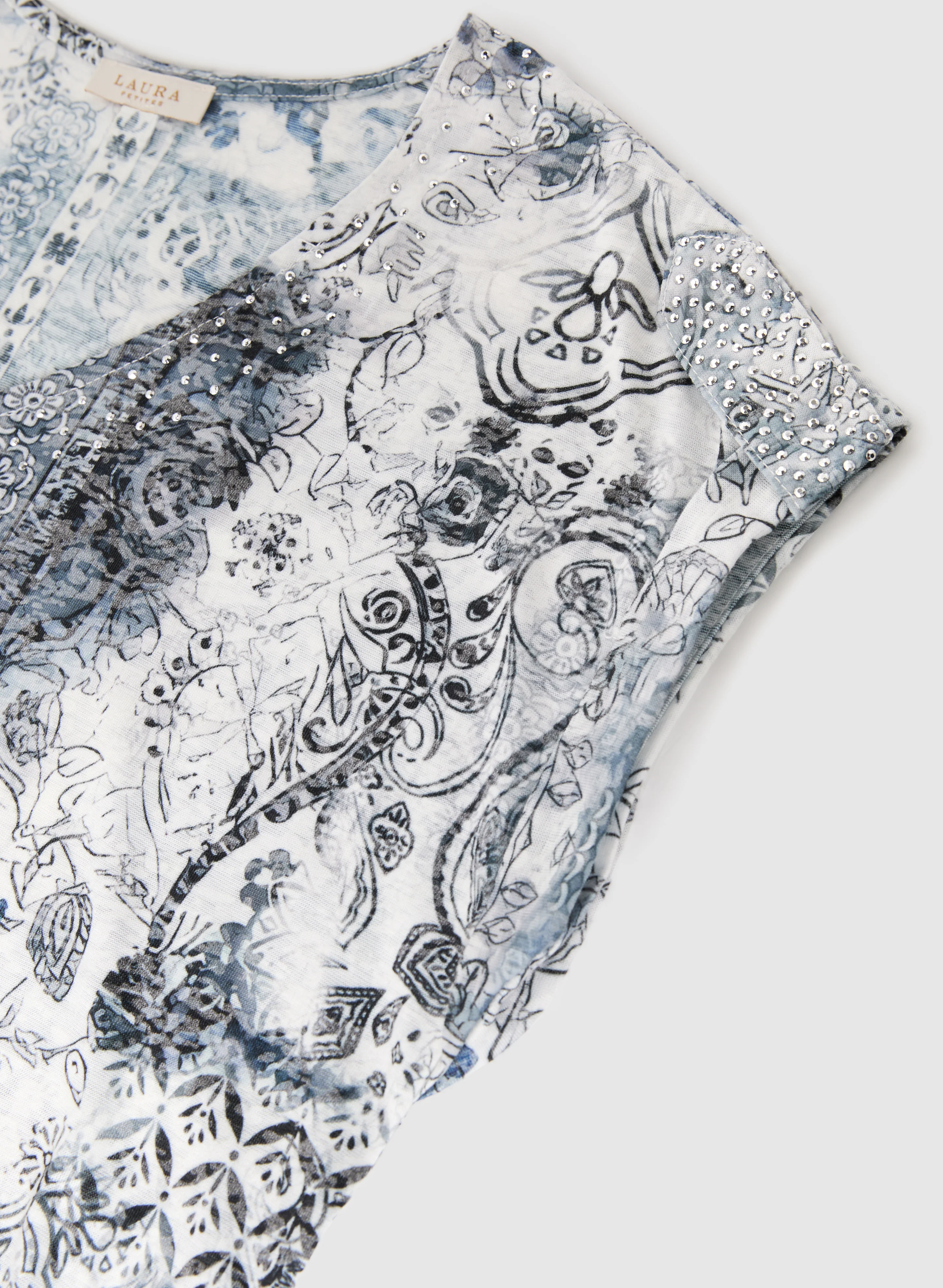 Mixed Print T-Shirt - Image 7