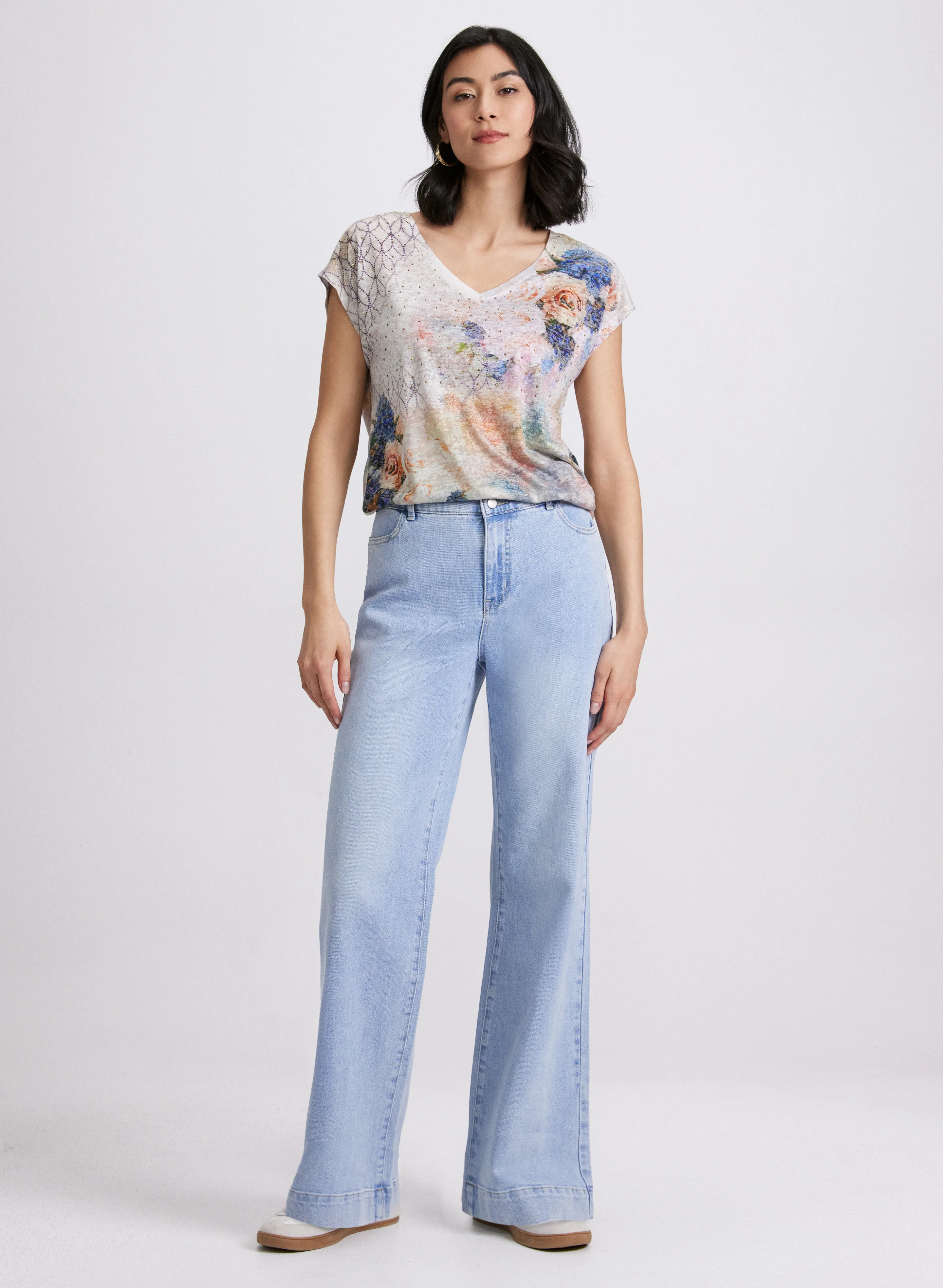 Mixed Print T-Shirt - Image 3