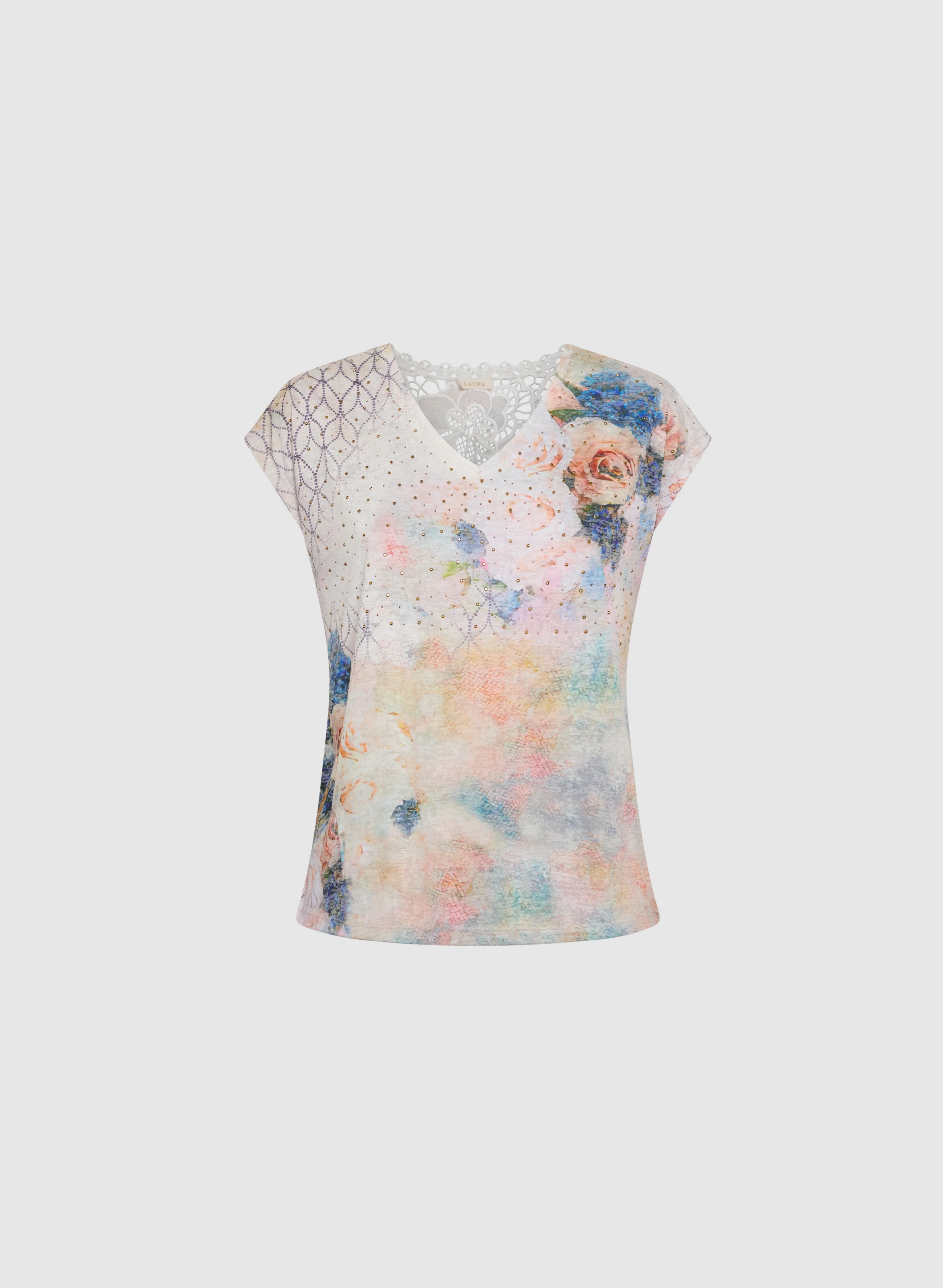 Mixed Print T-Shirt - Image 6