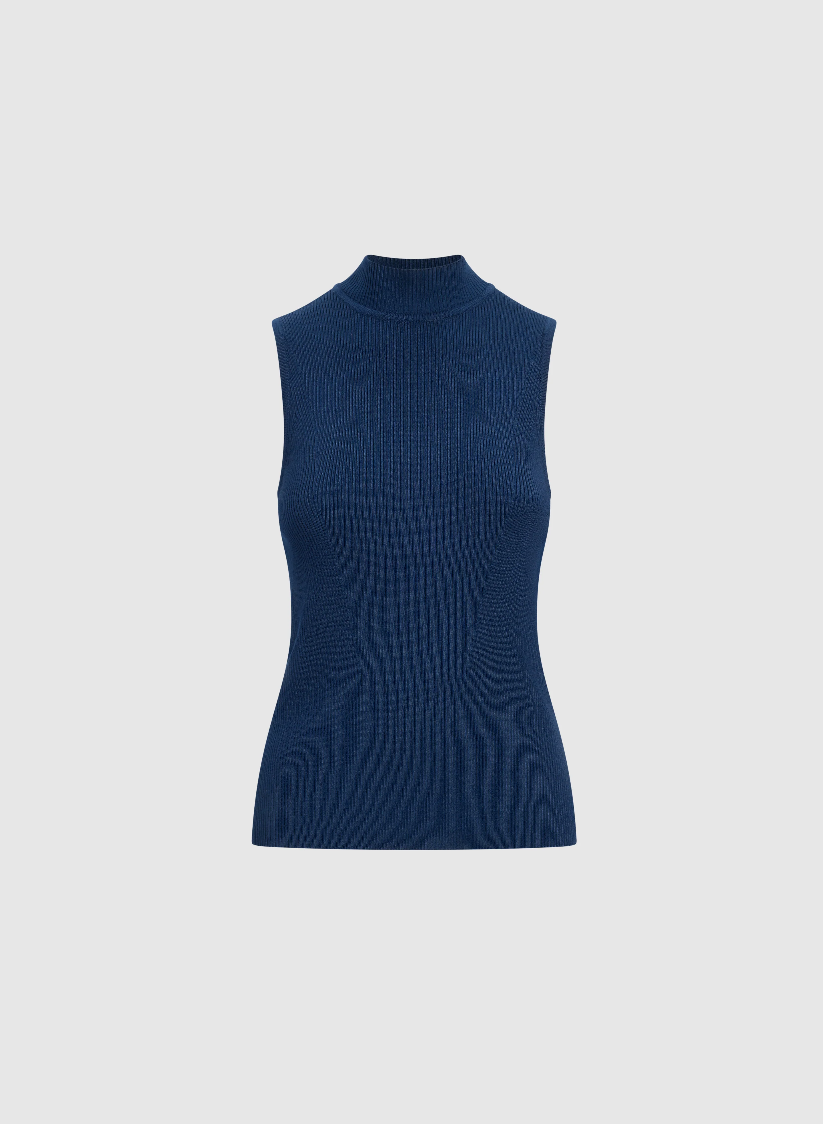 Mock Neck Sleeveless Knit - Image 6