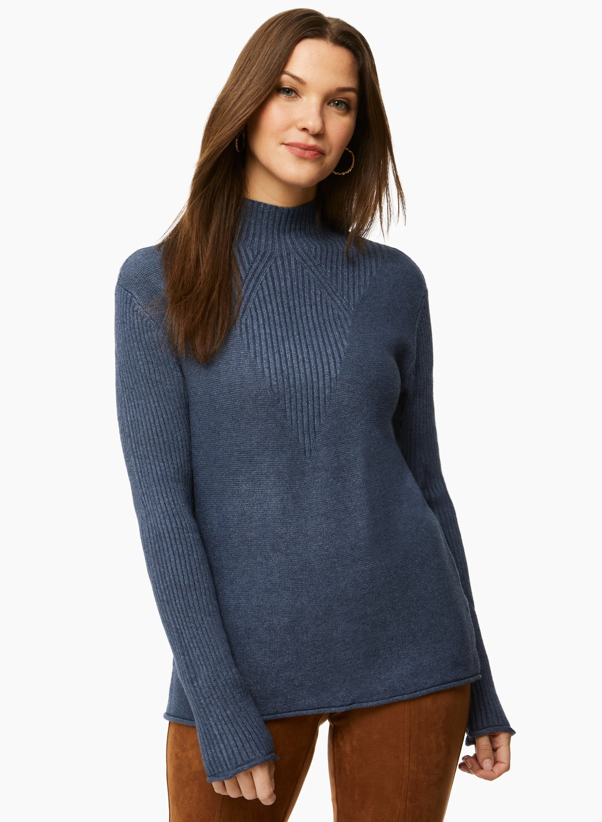 Mock Neck Sweater