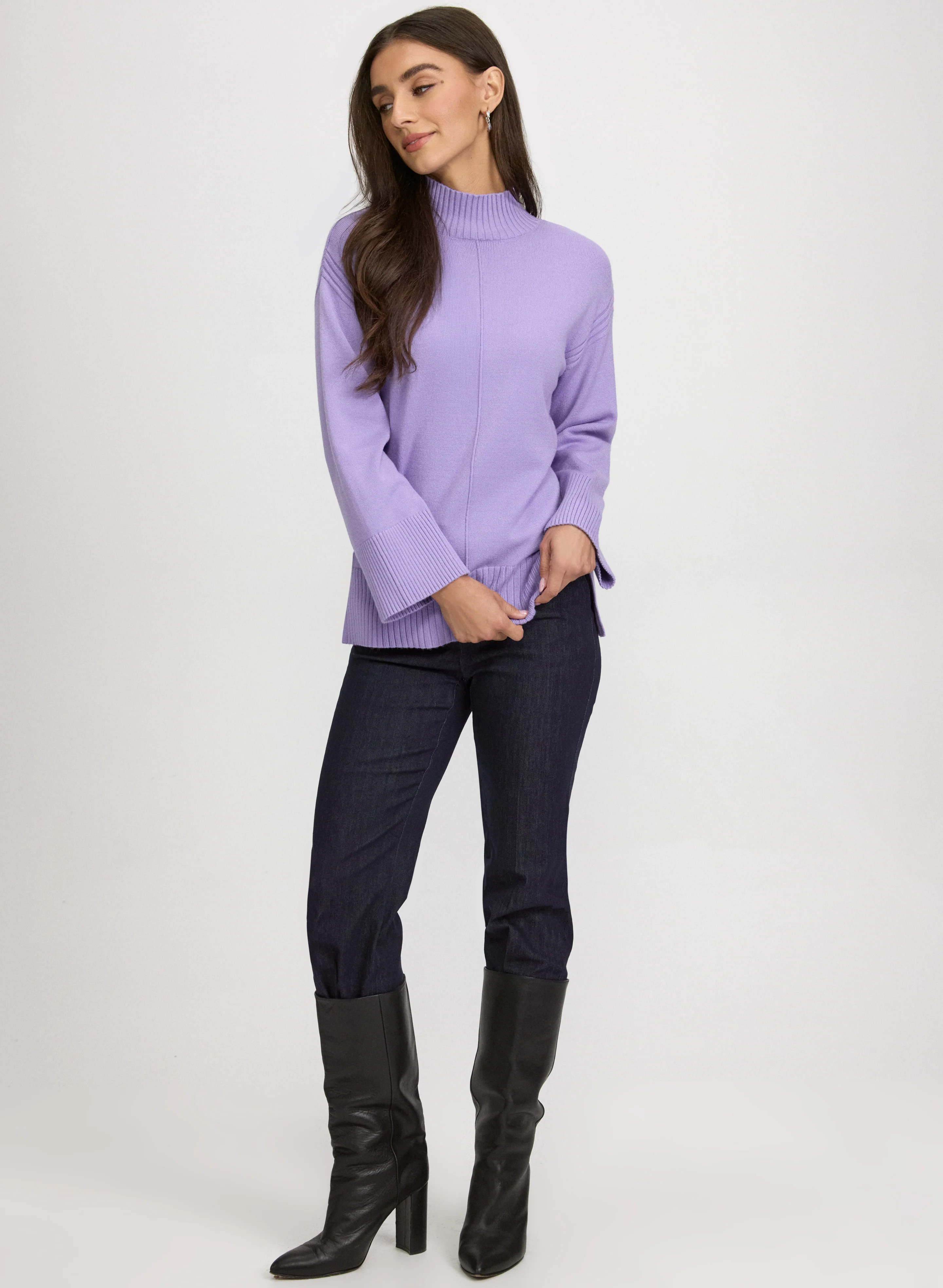 Mock Neck Sweater - Image 3