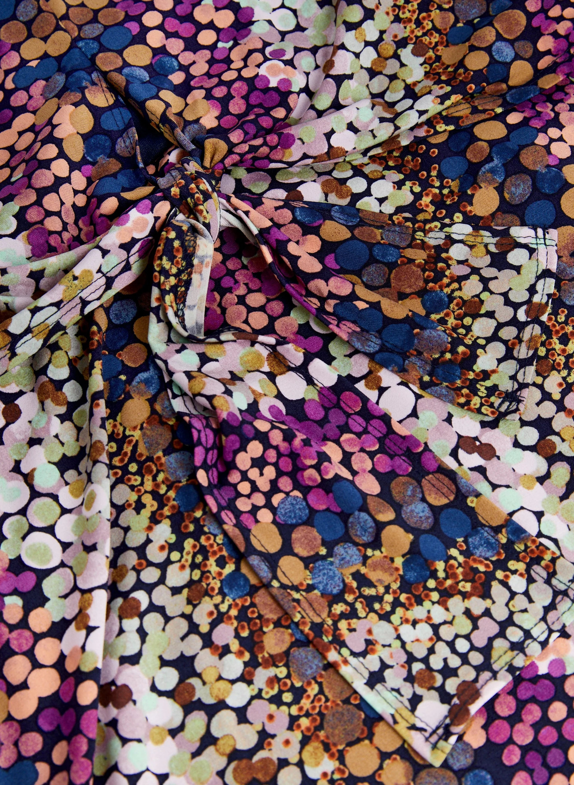 Mosaic Polka Dot Dress - Image 7