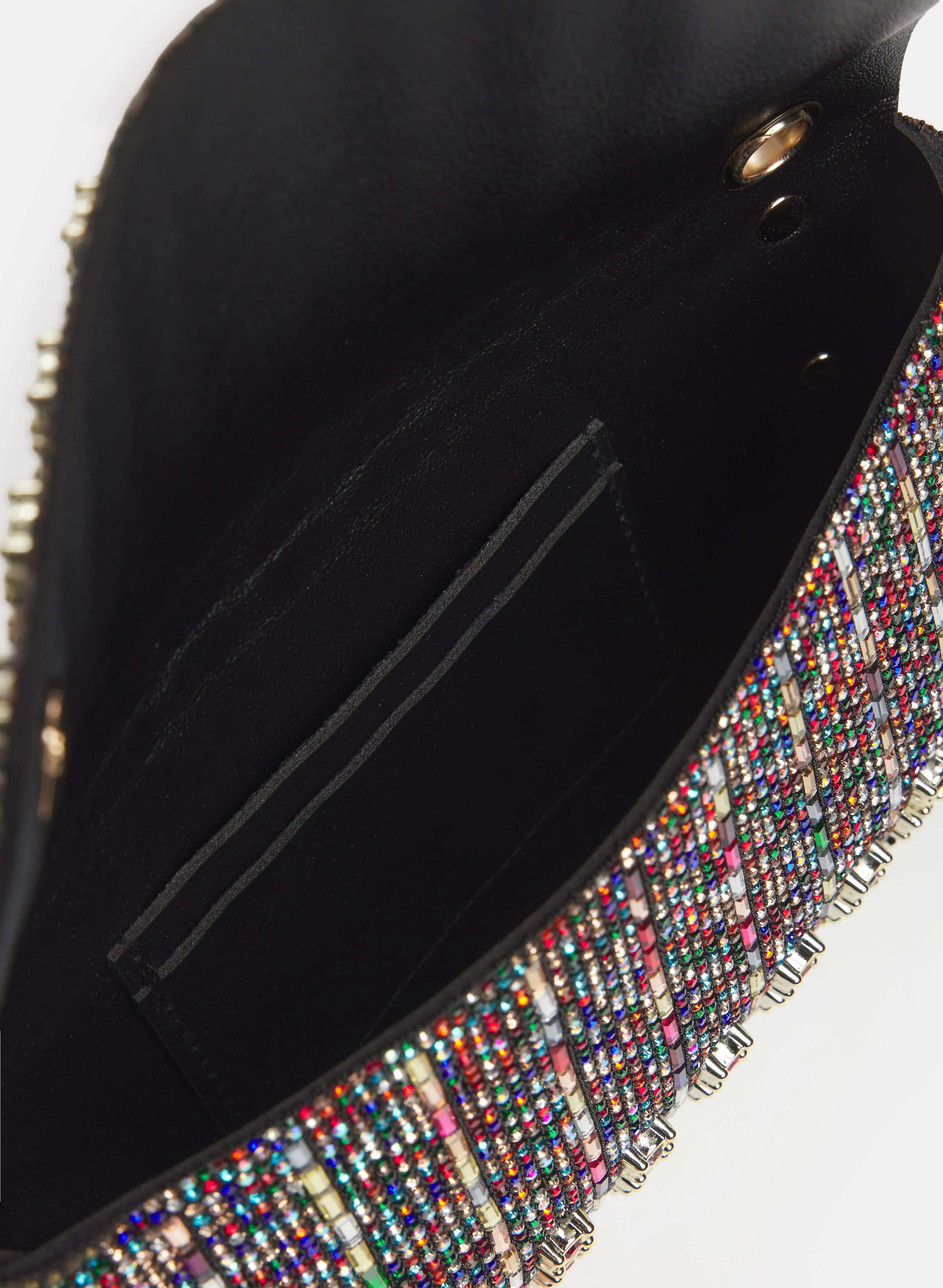 Multi-coloured Stone Envelope Clutch - Image 4