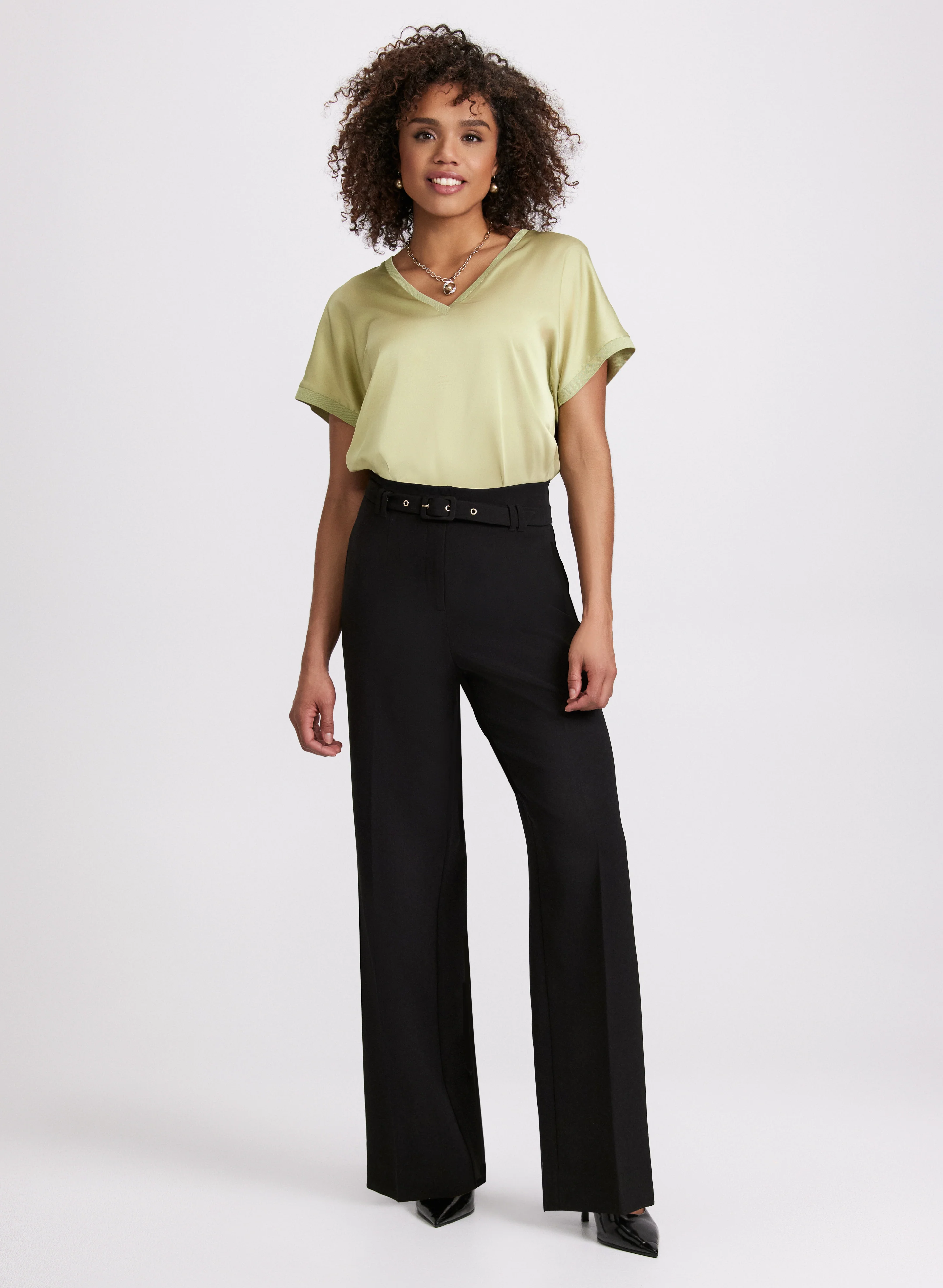 Olivia Belted Wide-Leg Pants - Image 3