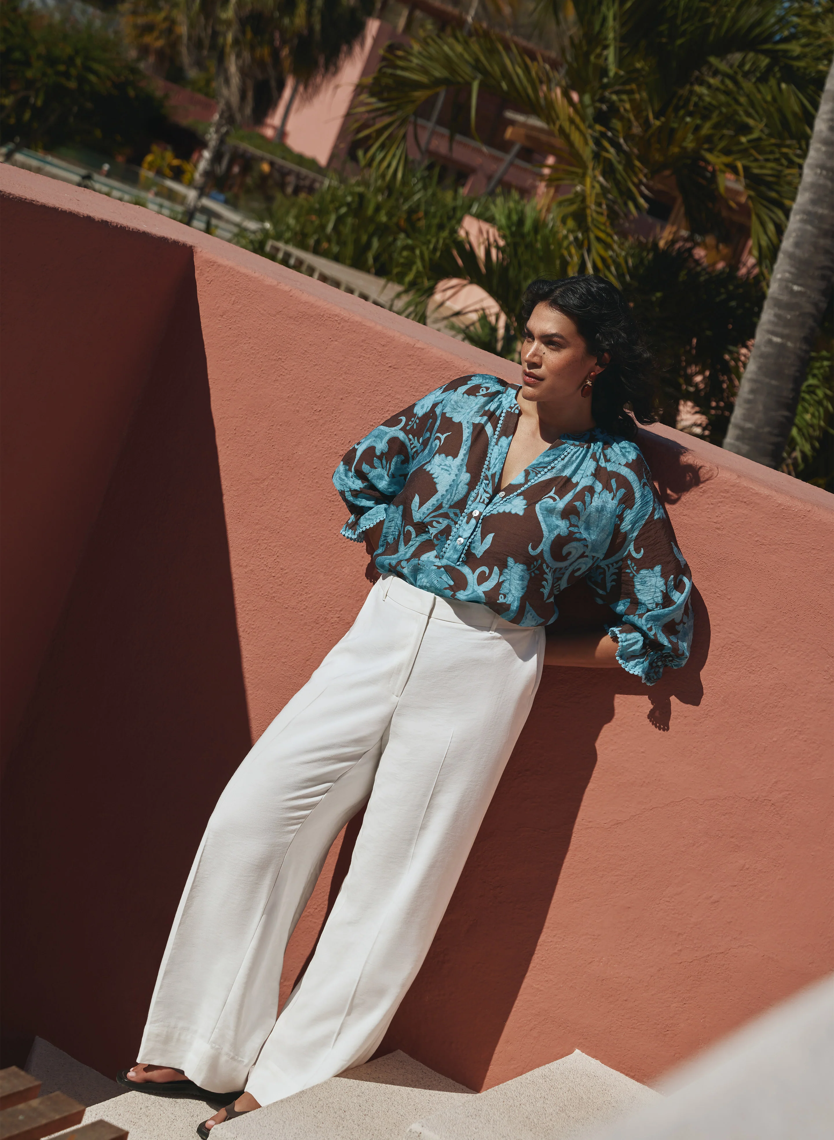 Olivia Belted Wide-Leg Pants - Image 8