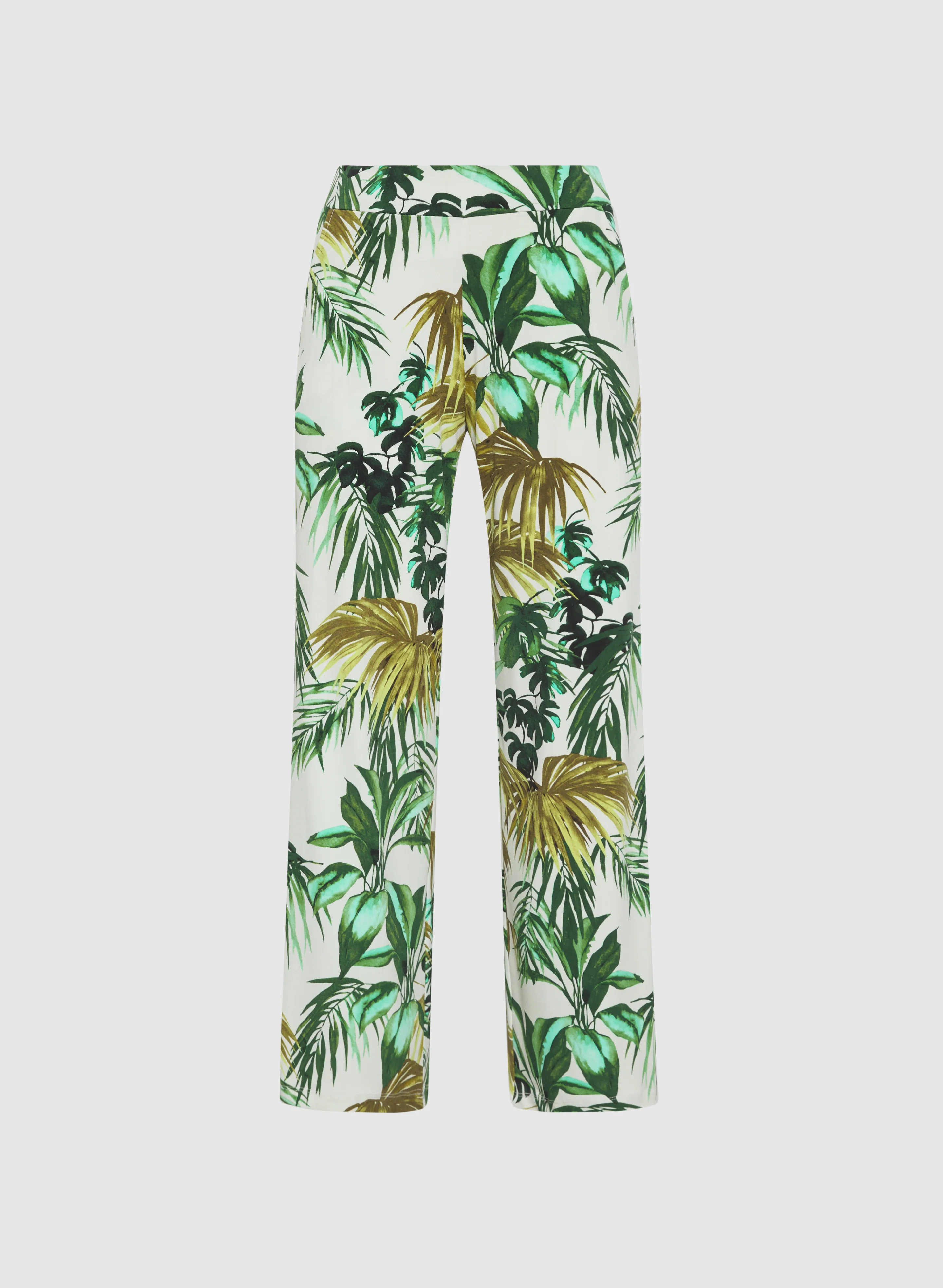 Olivia Leaf Print Pants - Image 6