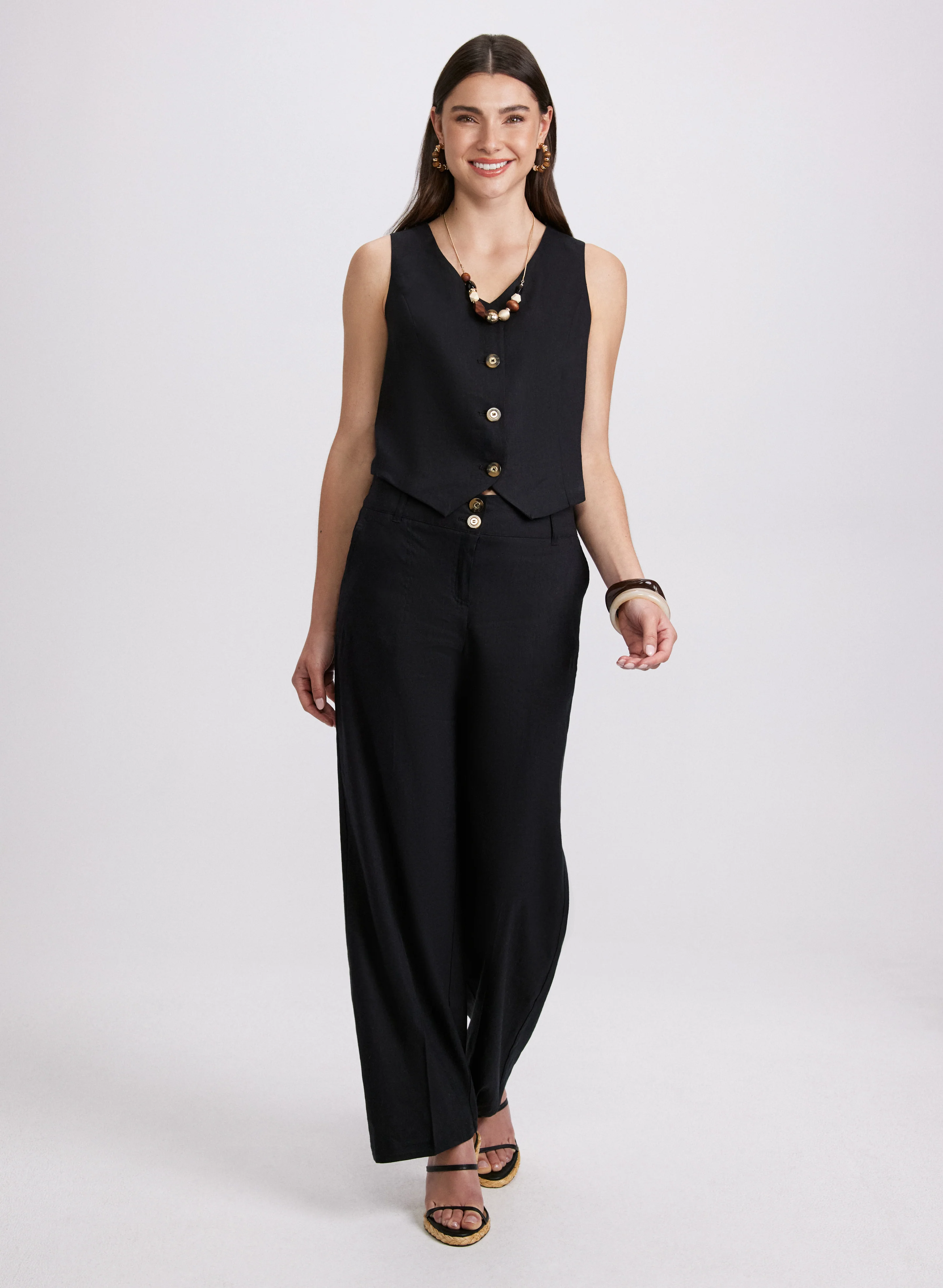 Olivia Linen-Blend Pants - Image 5