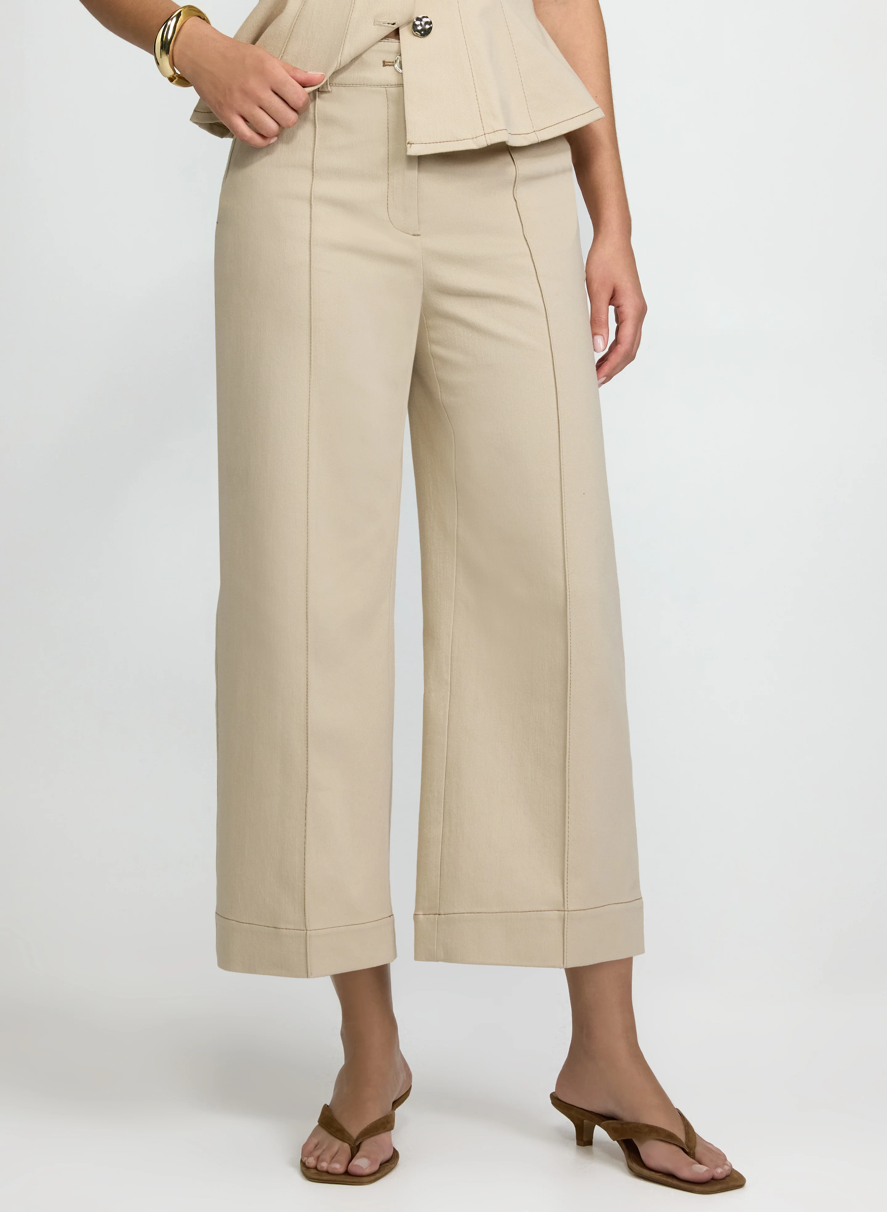 Olivia Pinched Seam Culotte Jeans