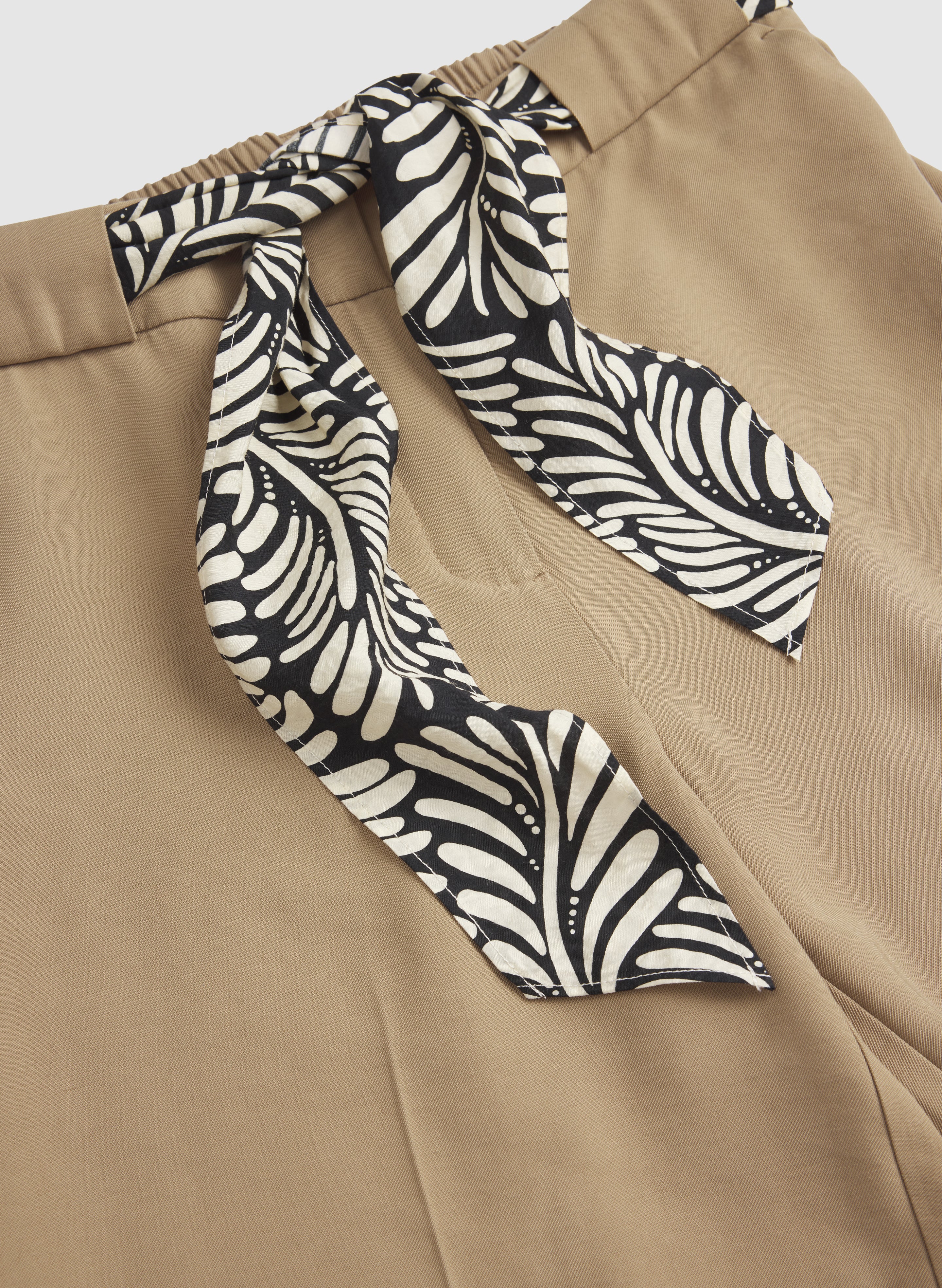 Olivia Scarf-Tie Pants - Image 7