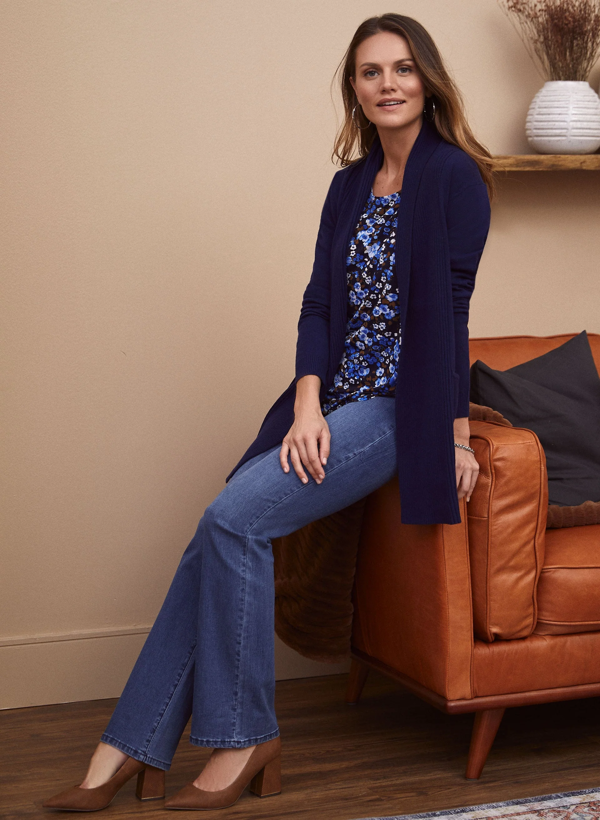 Open Cardigan With Pockets - Image 5