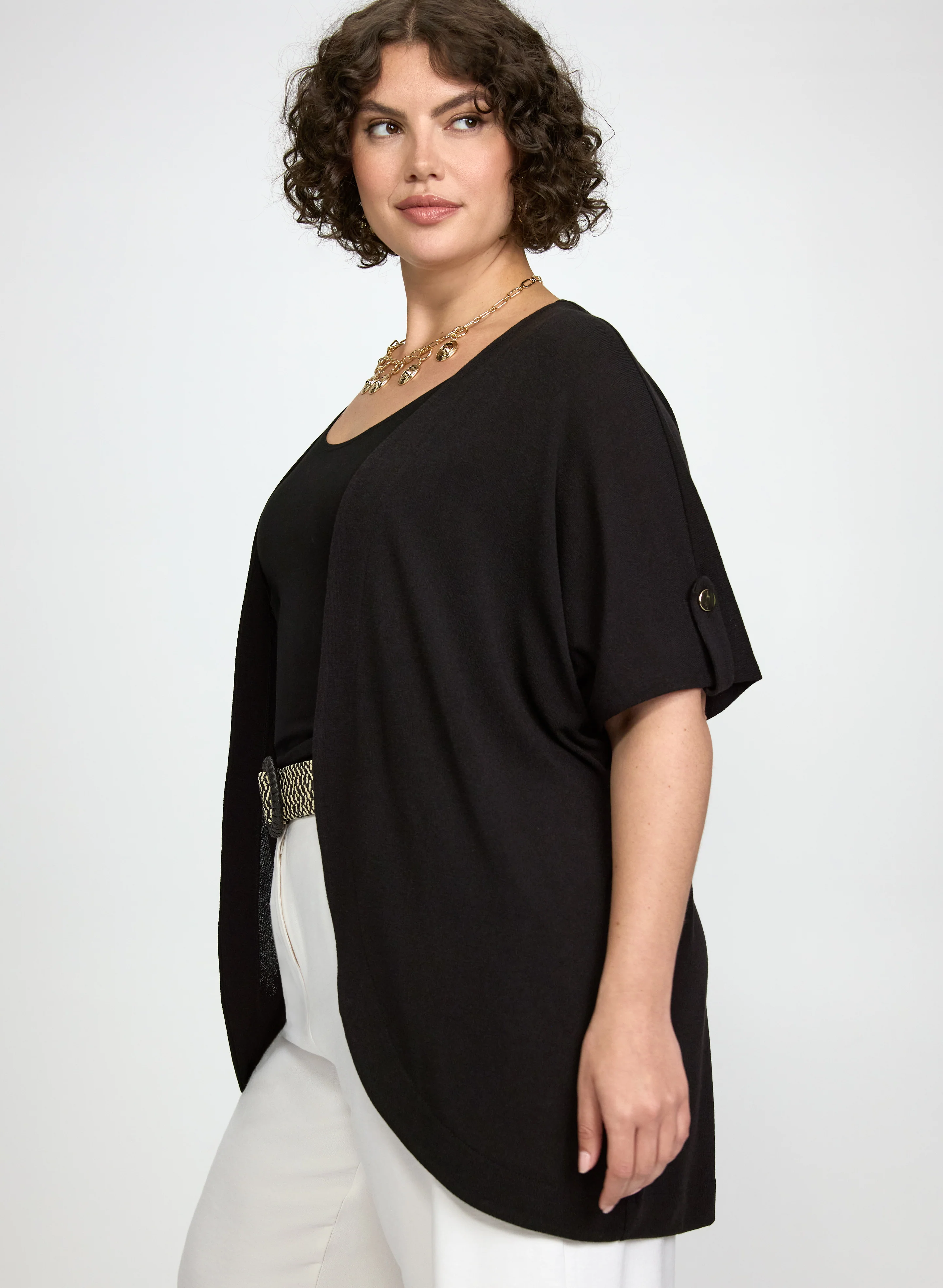 Open-Front Cardigan - Image 4