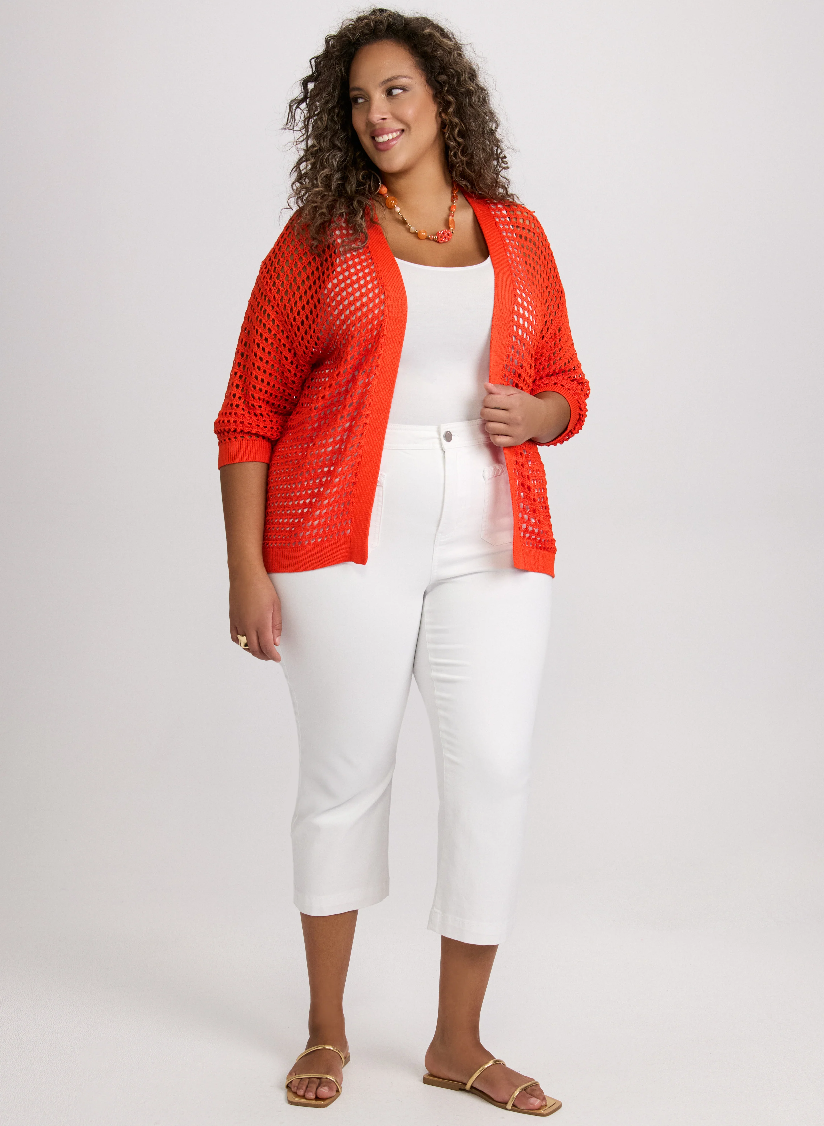 Open Knit Cardigan - Image 3