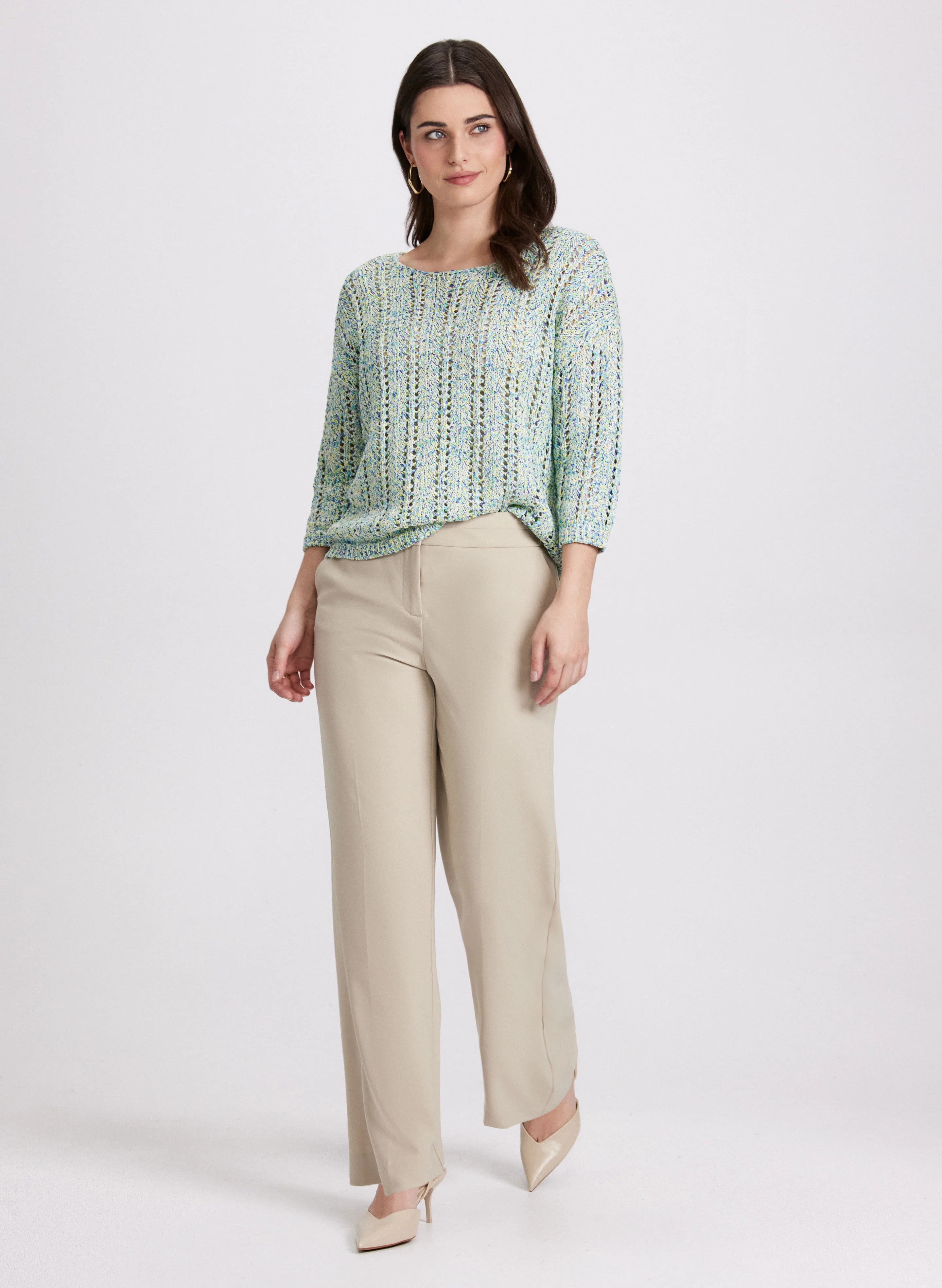 Open Knit Sweater - Image 3