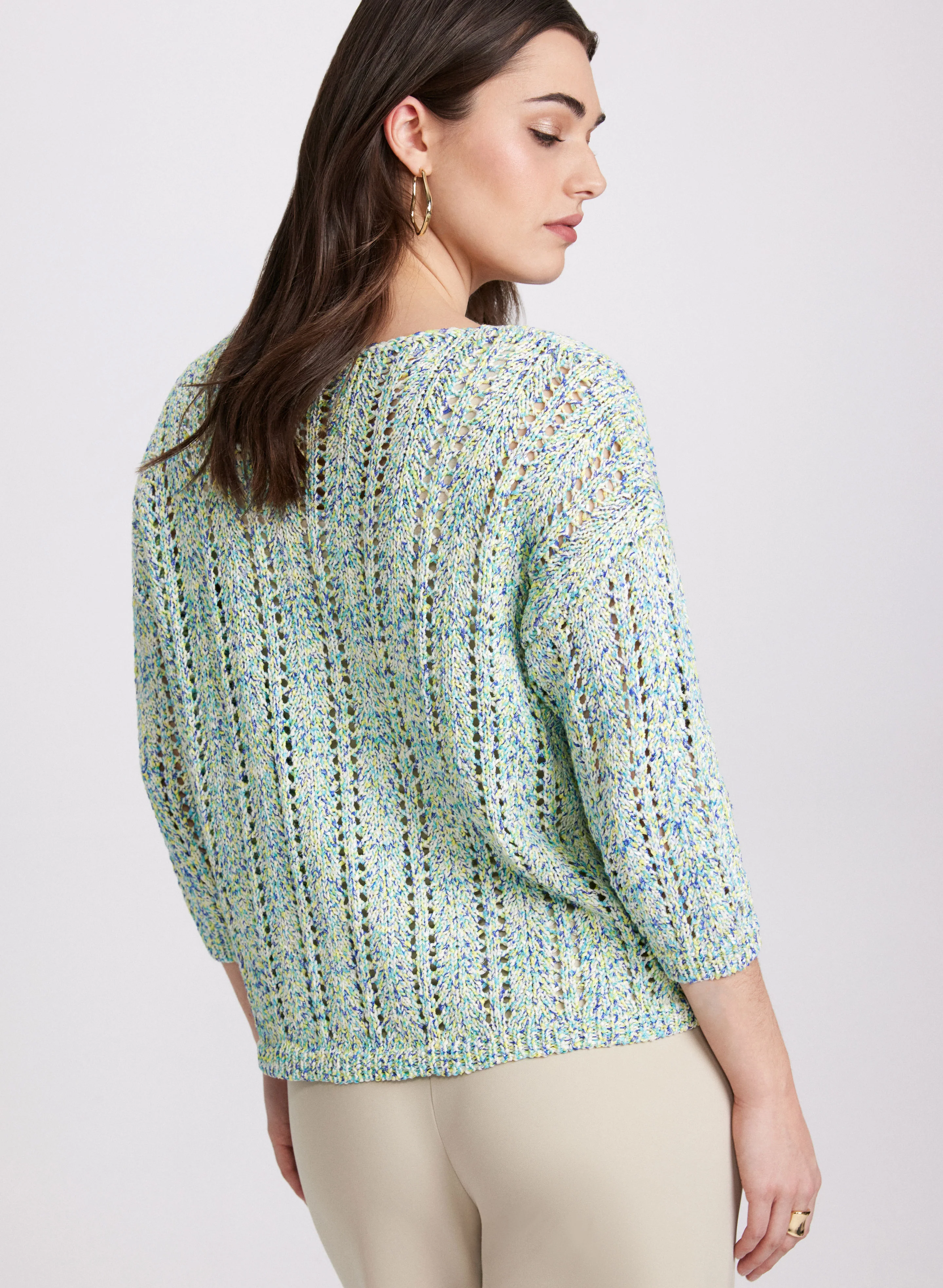 Open Knit Sweater - Image 4