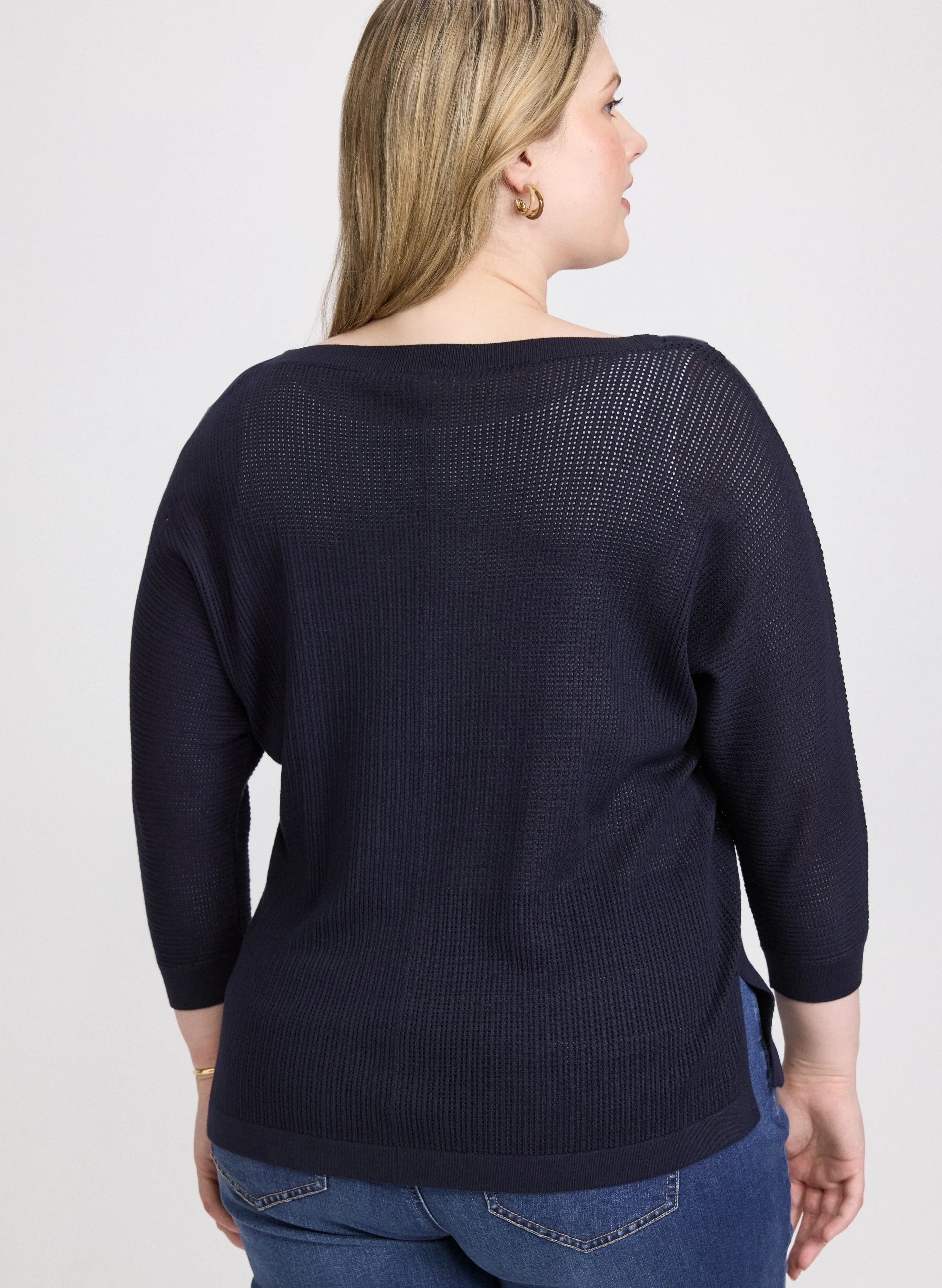 Open Knit Sweater - Image 4