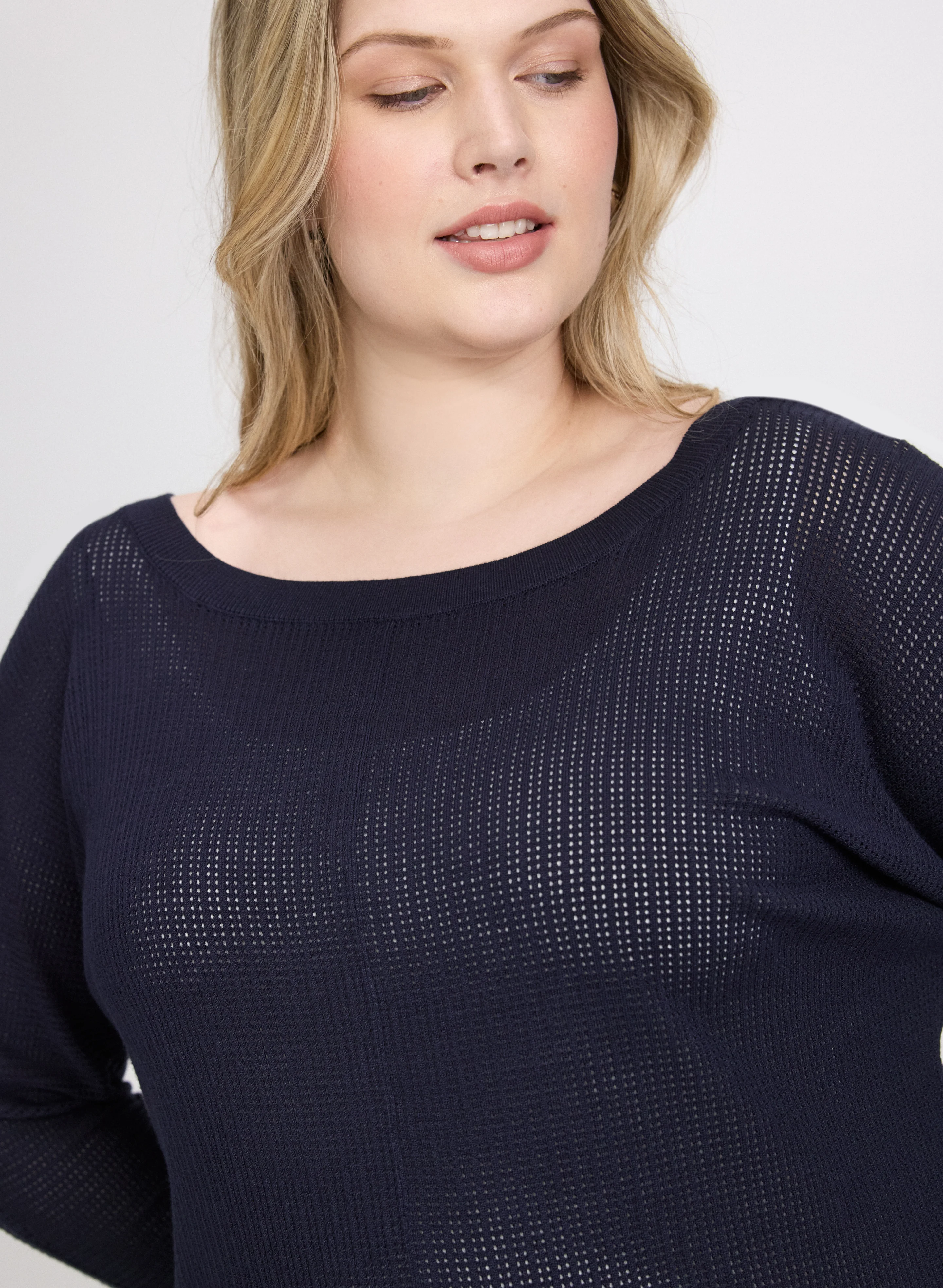 Open Knit Sweater - Image 5