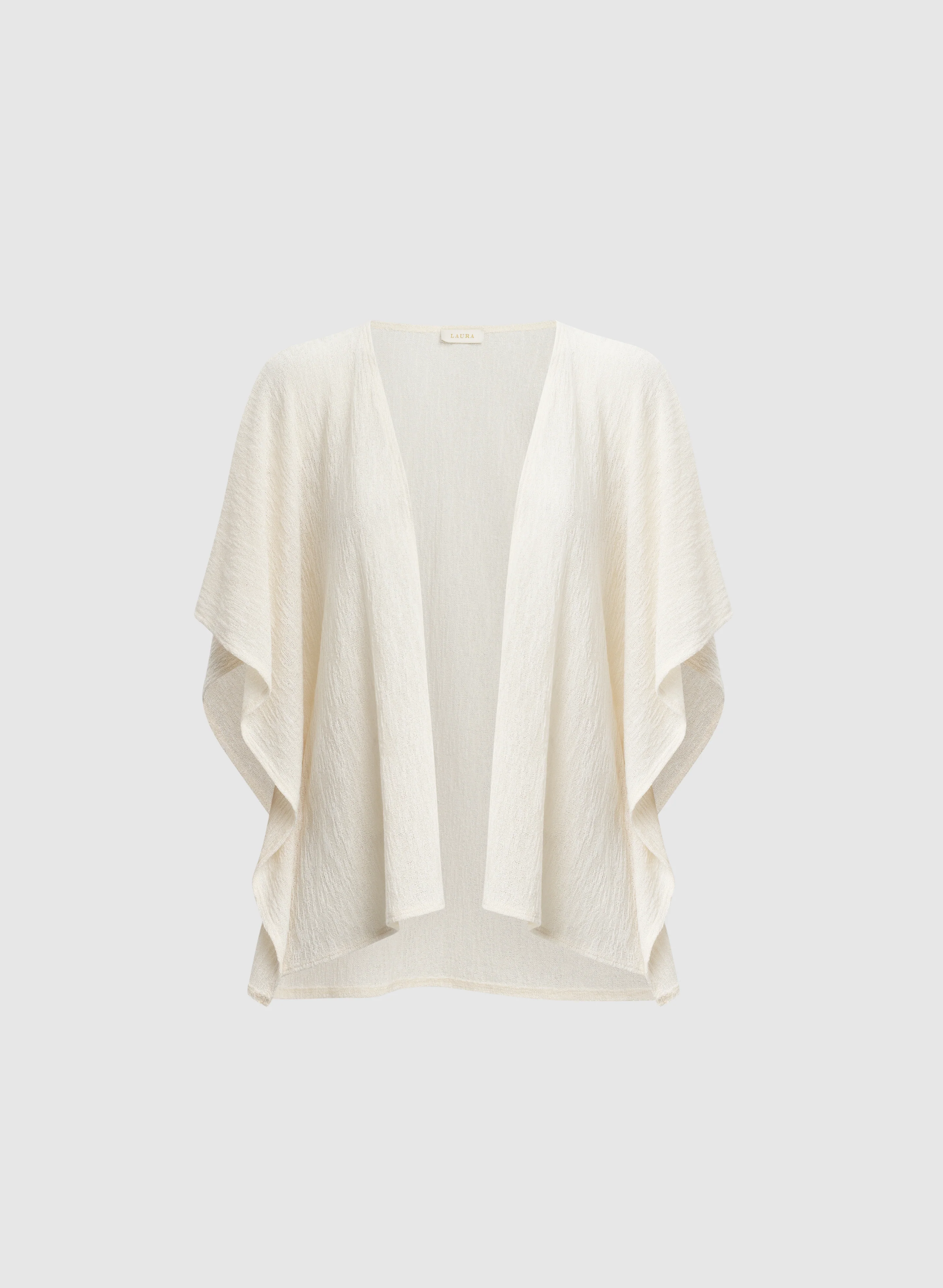 Open Melange Knit Cover-Up - Image 6