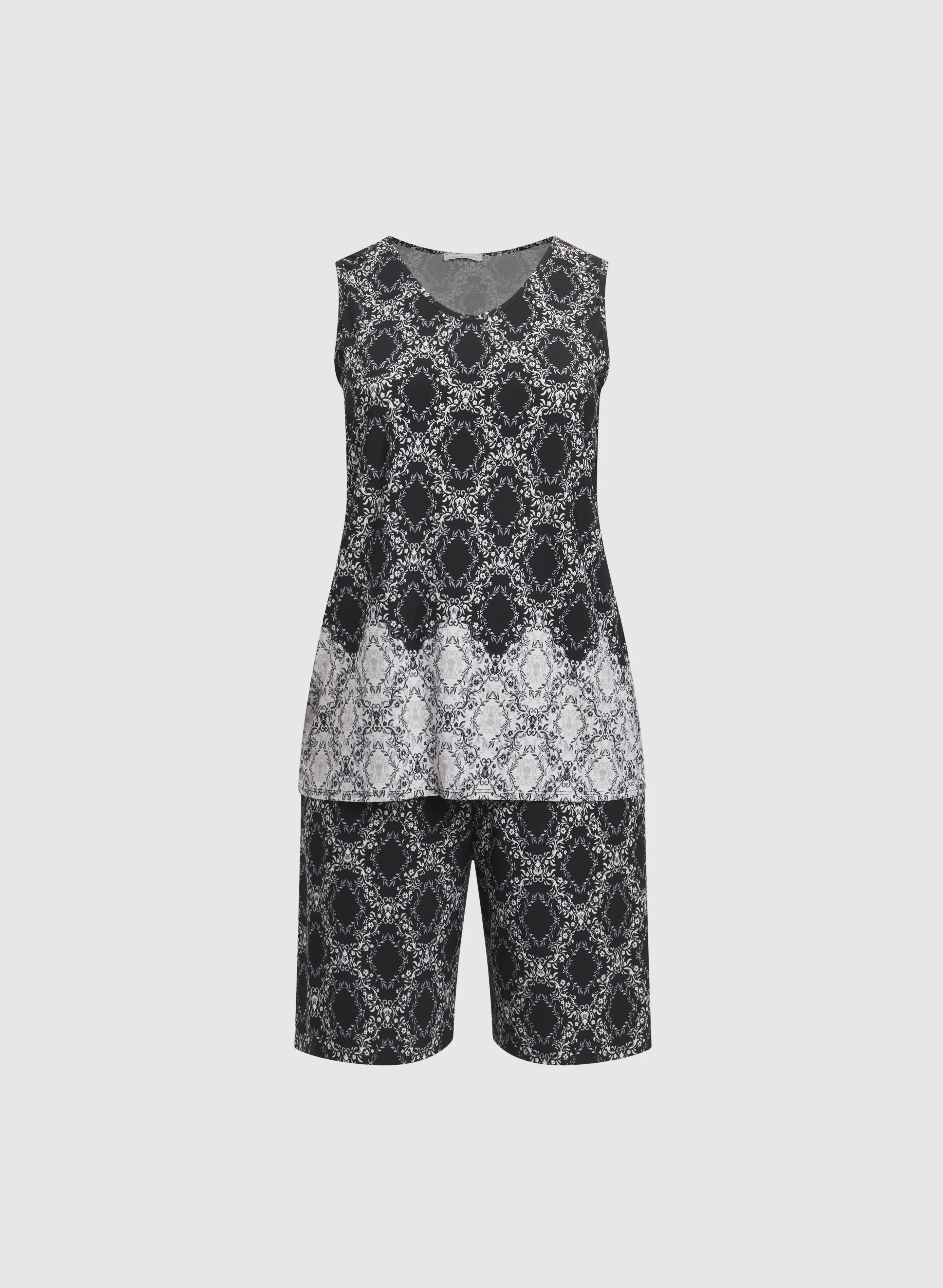 Ornate Floral Print Pyjama Set - Image 6