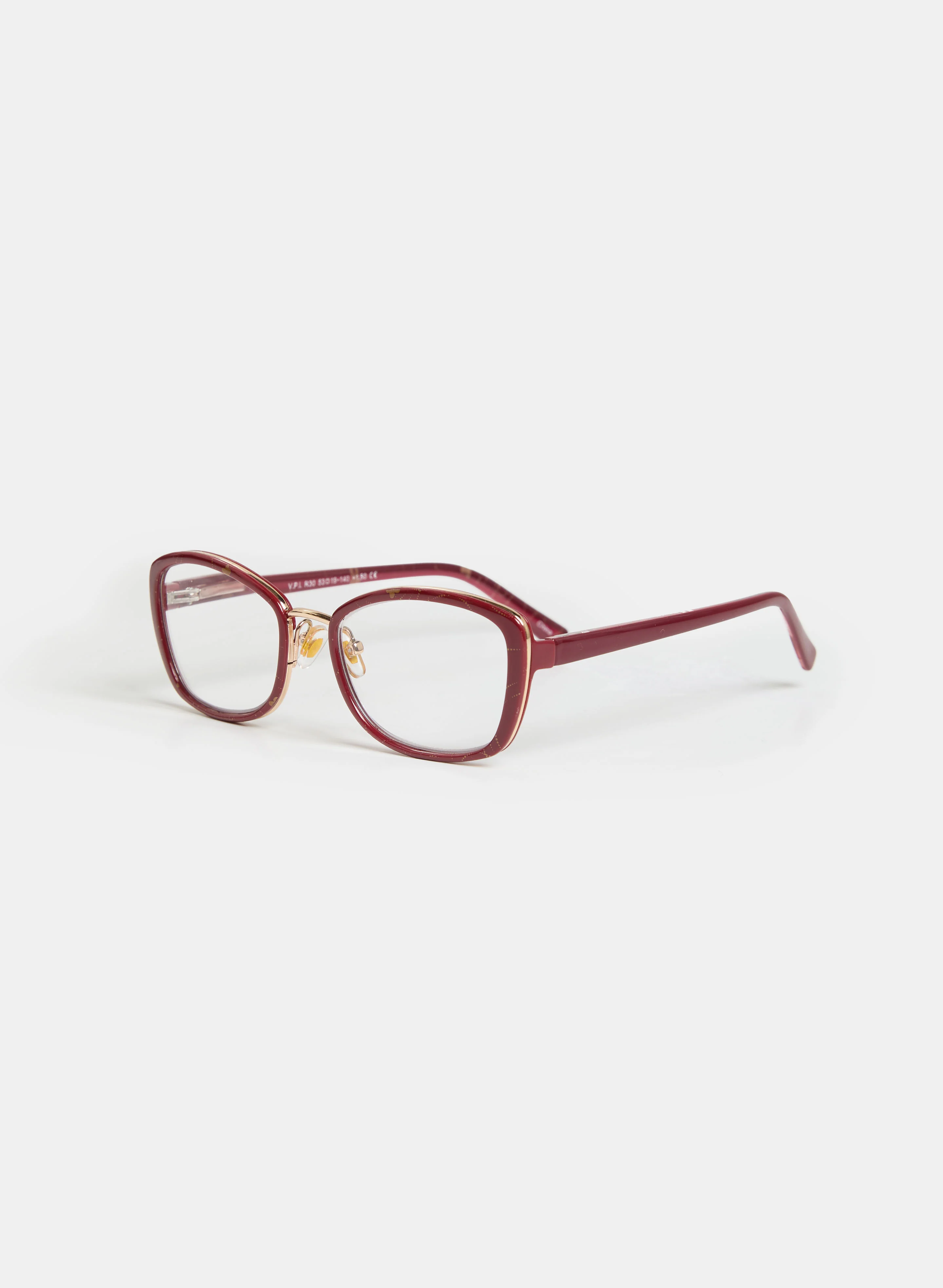 Oval Metallic Detail Reading Glasses - Image 2