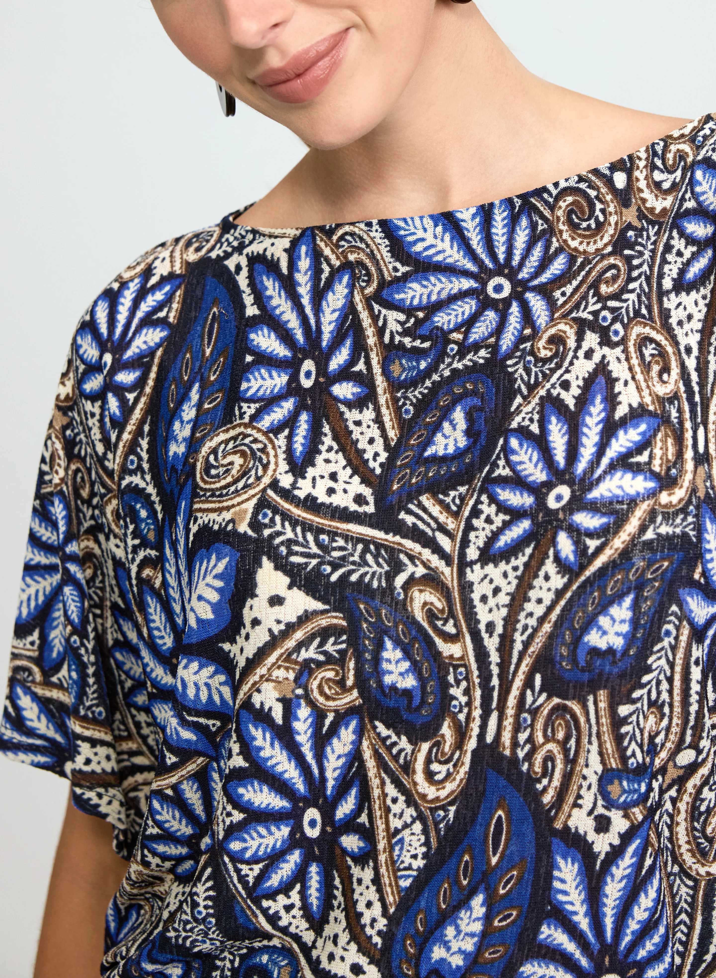 Paisley Batwing Top - Image 2