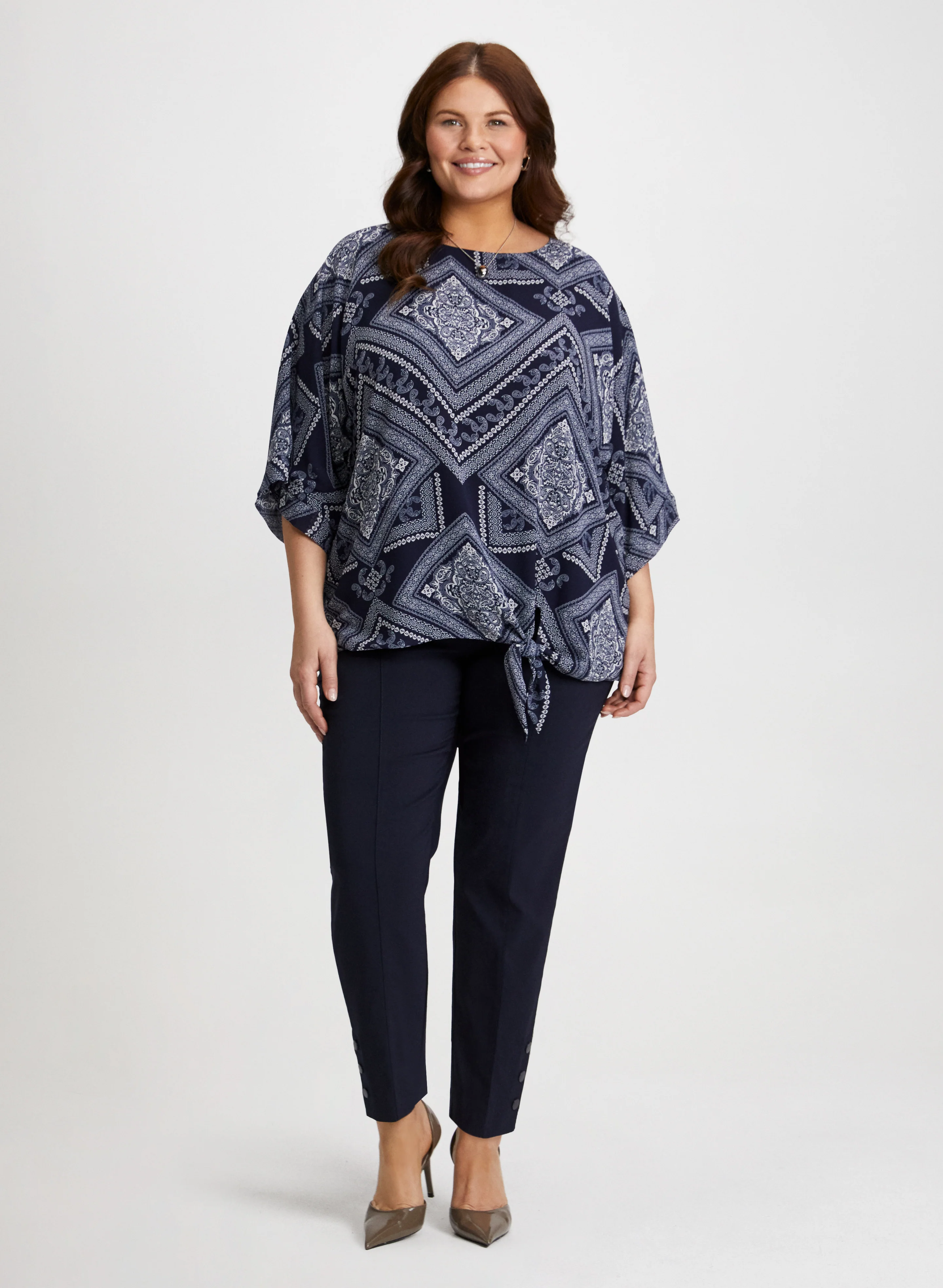 Paisley Border Print Blouse - Image 3