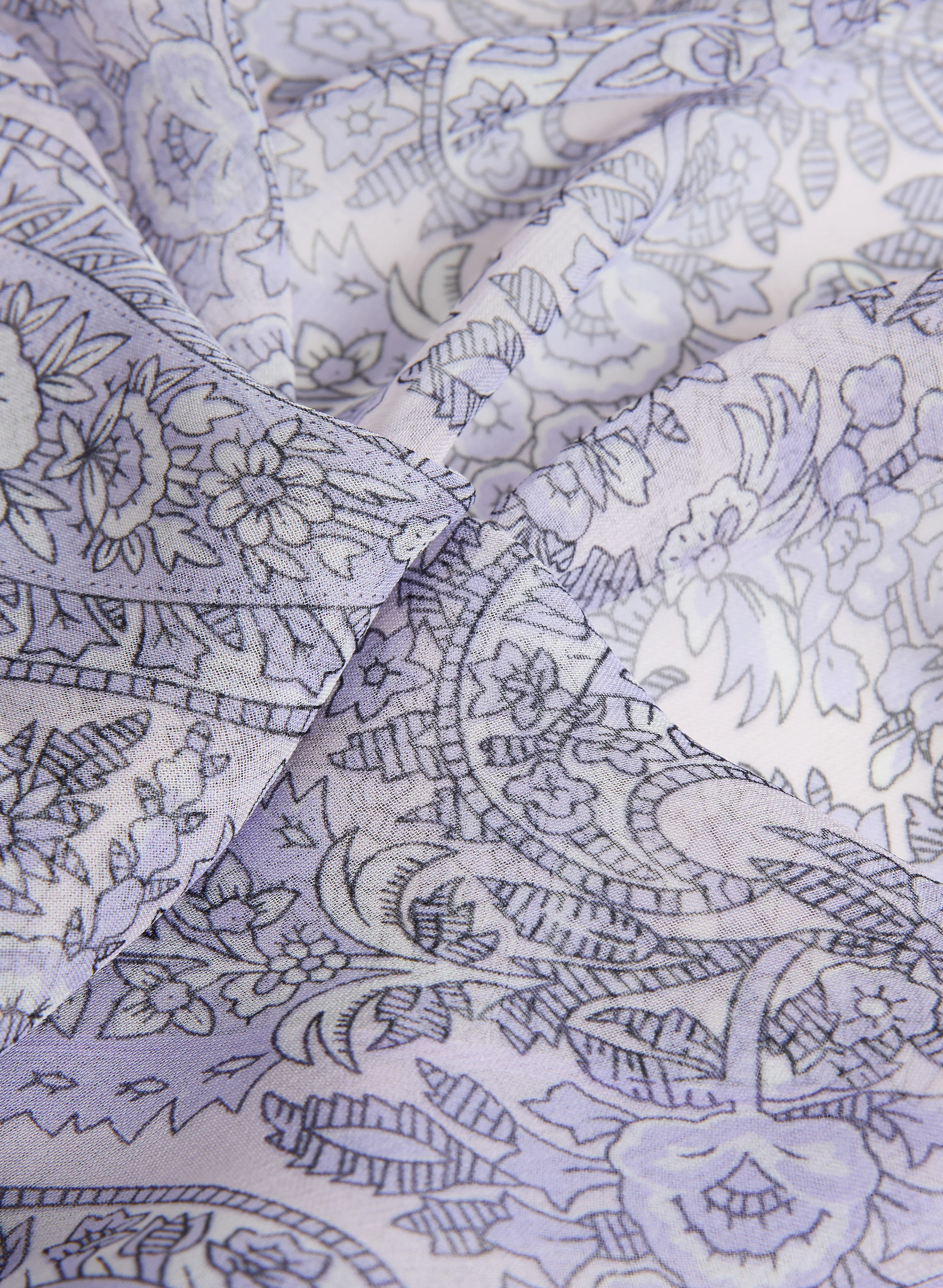 Paisley Chiffon Scarf - Image 2