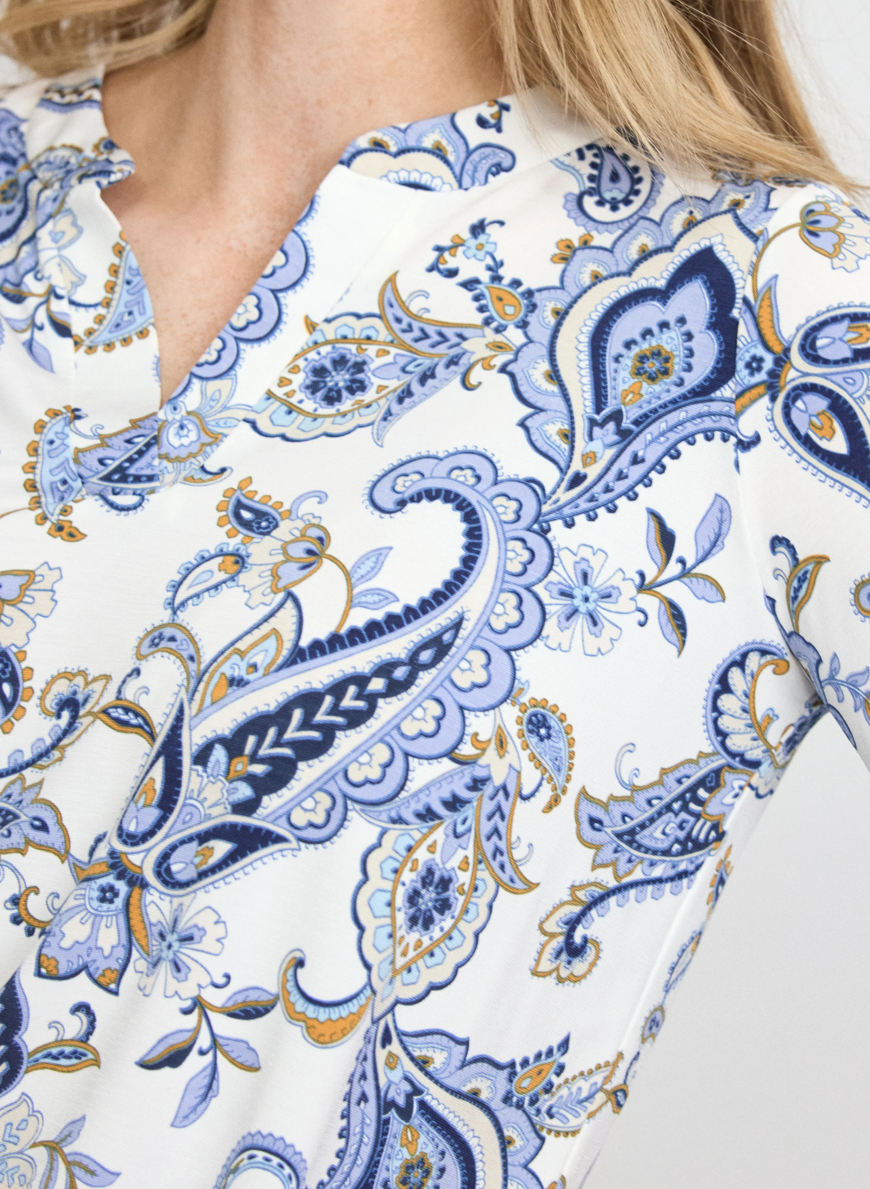Paisley Drawstring Hem - Image 5